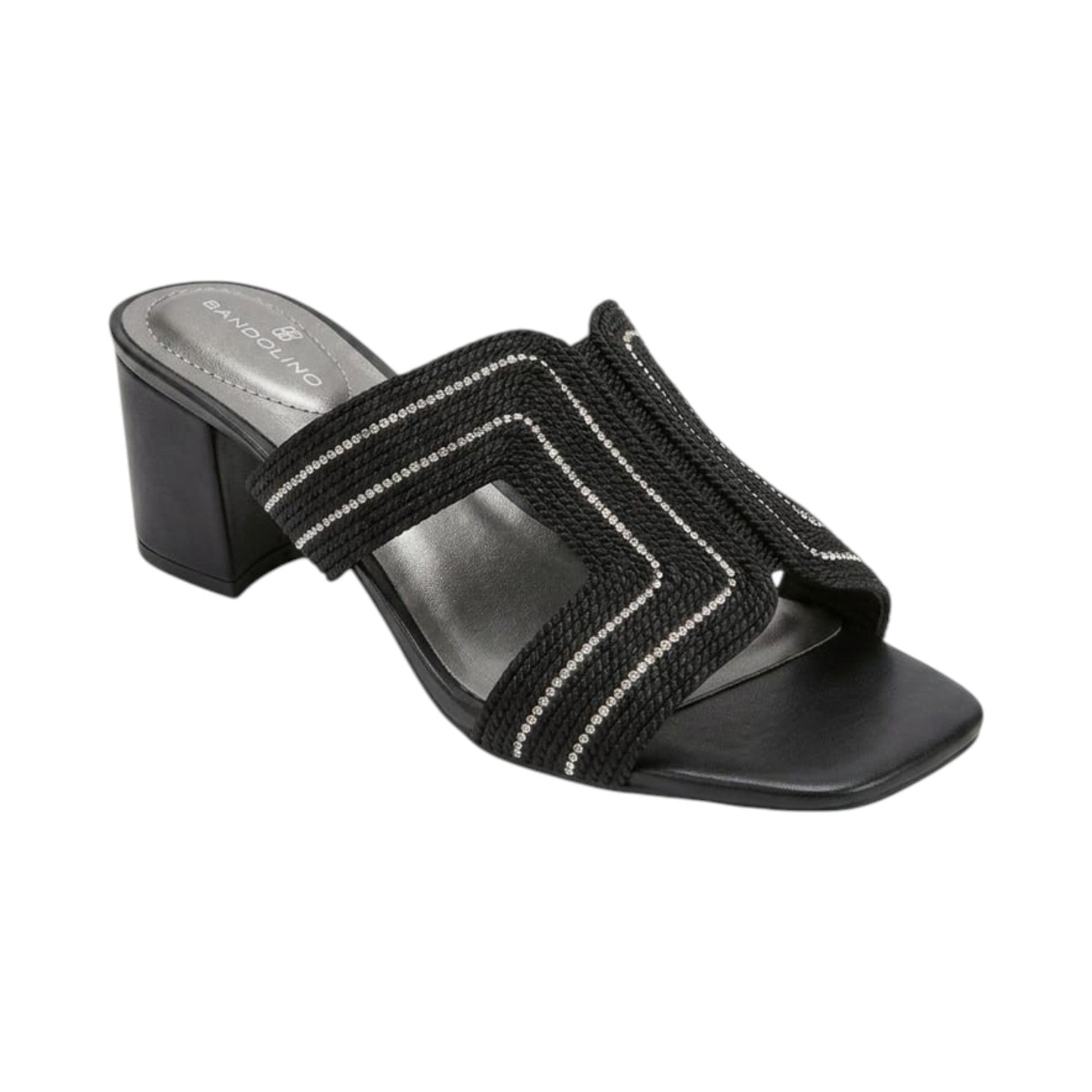 Women's Rhinestones Textured Shoes,Black