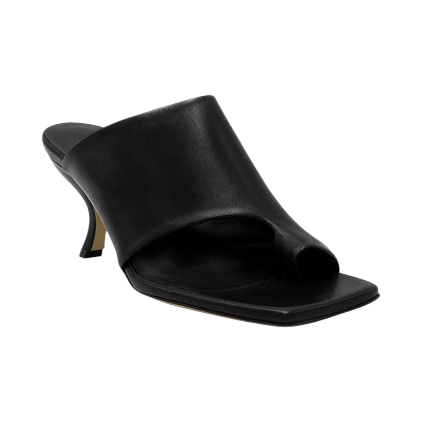 Women's Plain Heeled Shoes,Black
