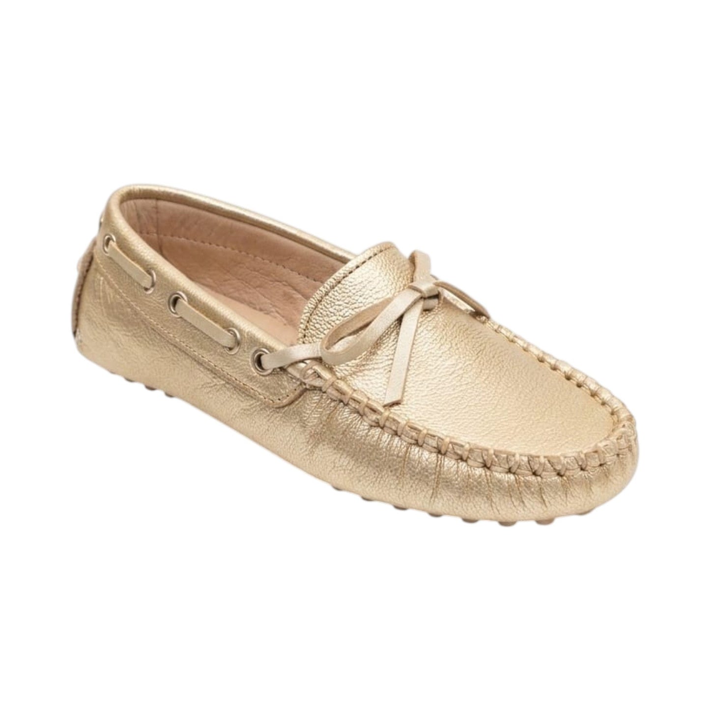 Kids Boy's Shiny Shoes,Beige