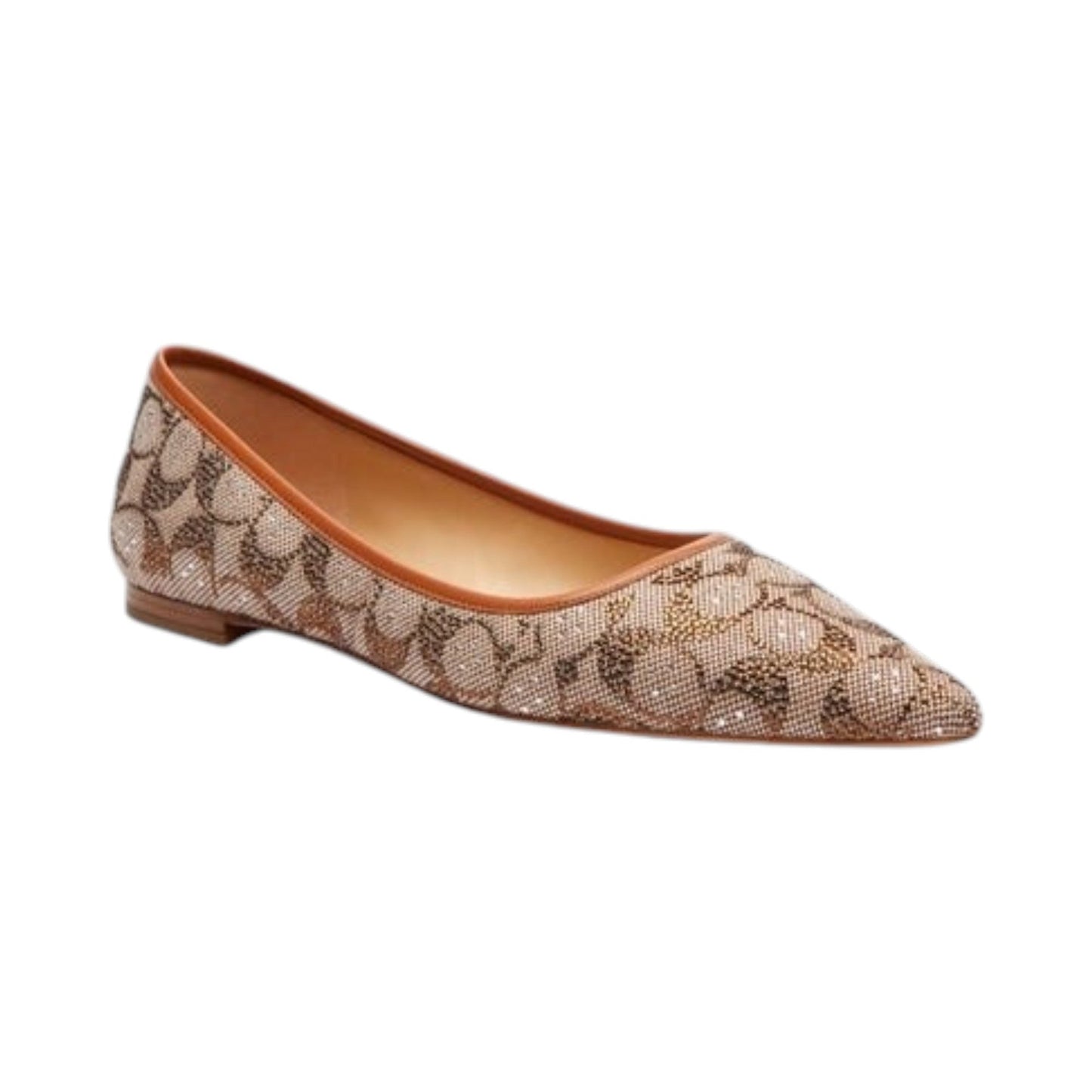 Women's Rhinestones Textured Bellorinas,Light Beige