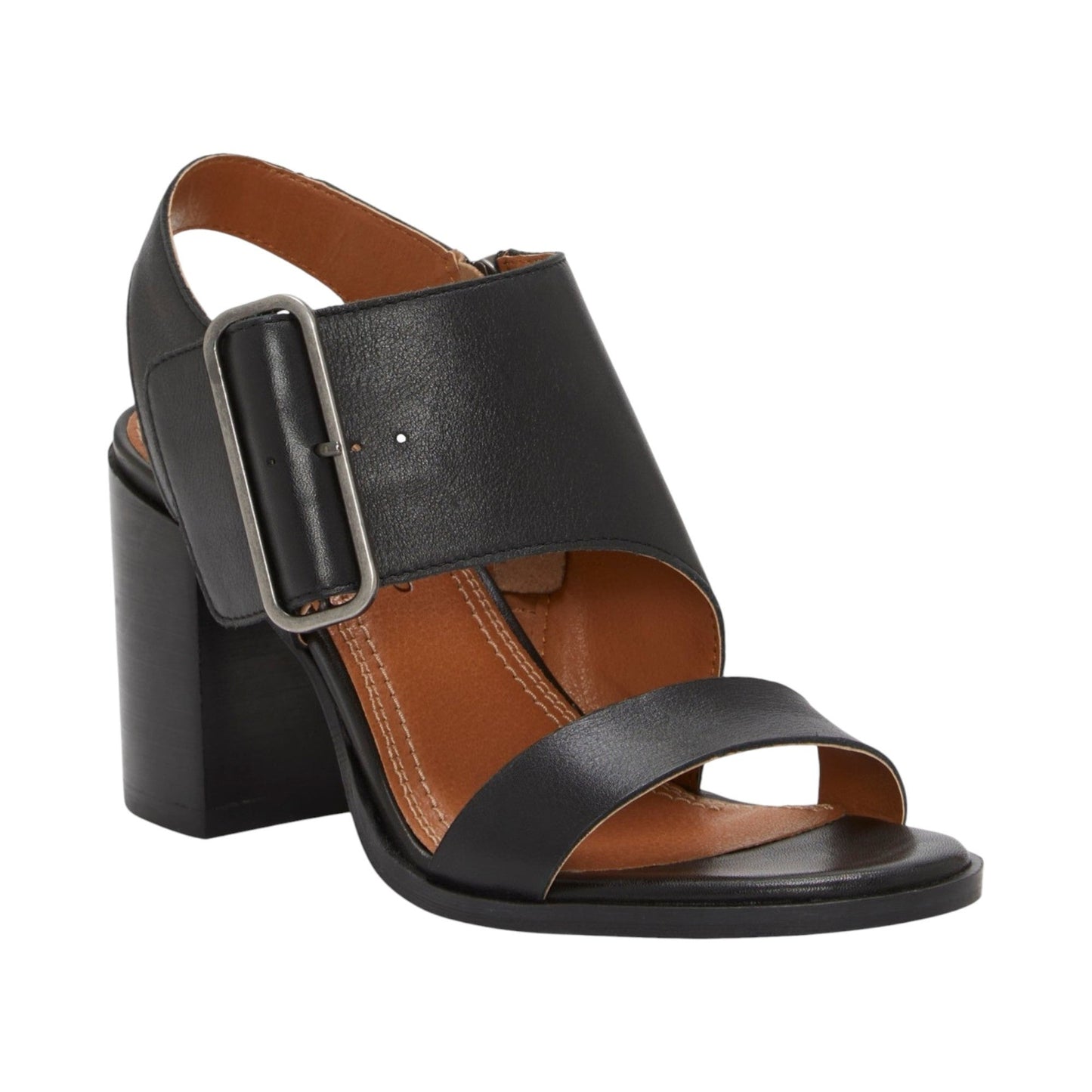 Women's Plain Heeled Shoes,Black