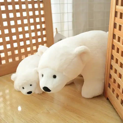 Miila - White Bear Plush Toy - Soft Stuffed Animal - 50cm