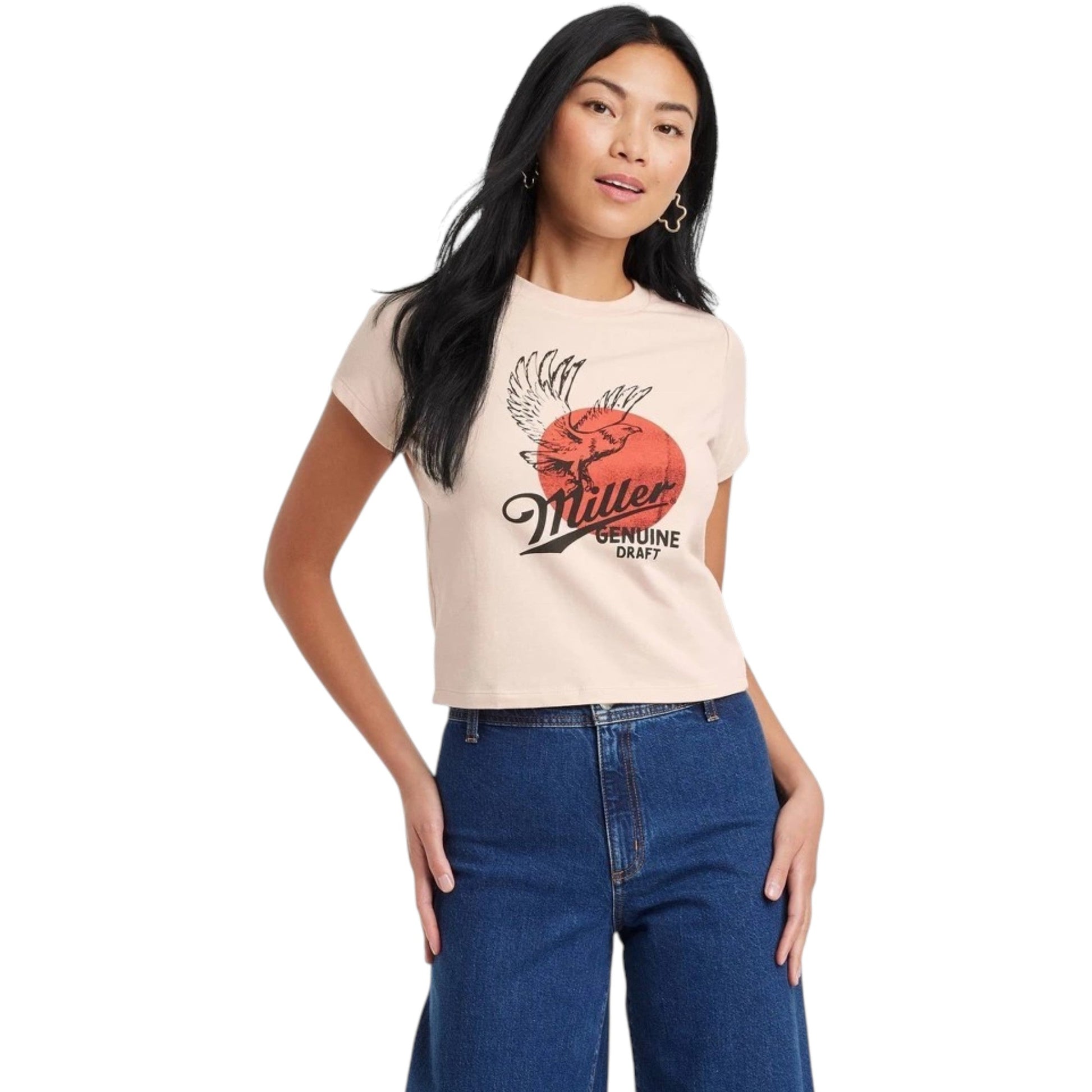 Women's Printed Top,Beige