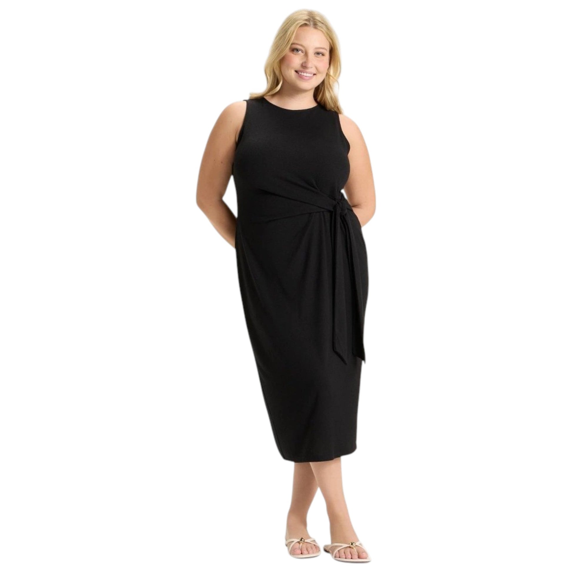 Women's Textured Dress,Black