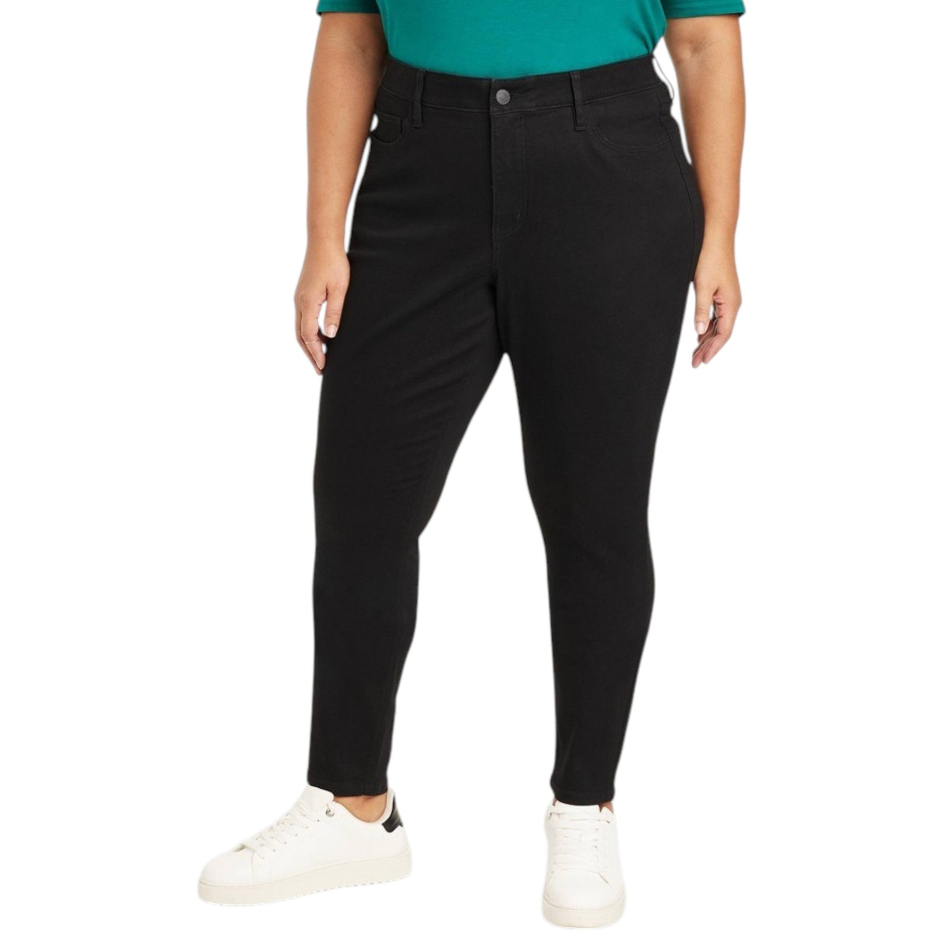 Women's Plain Jeans,Black