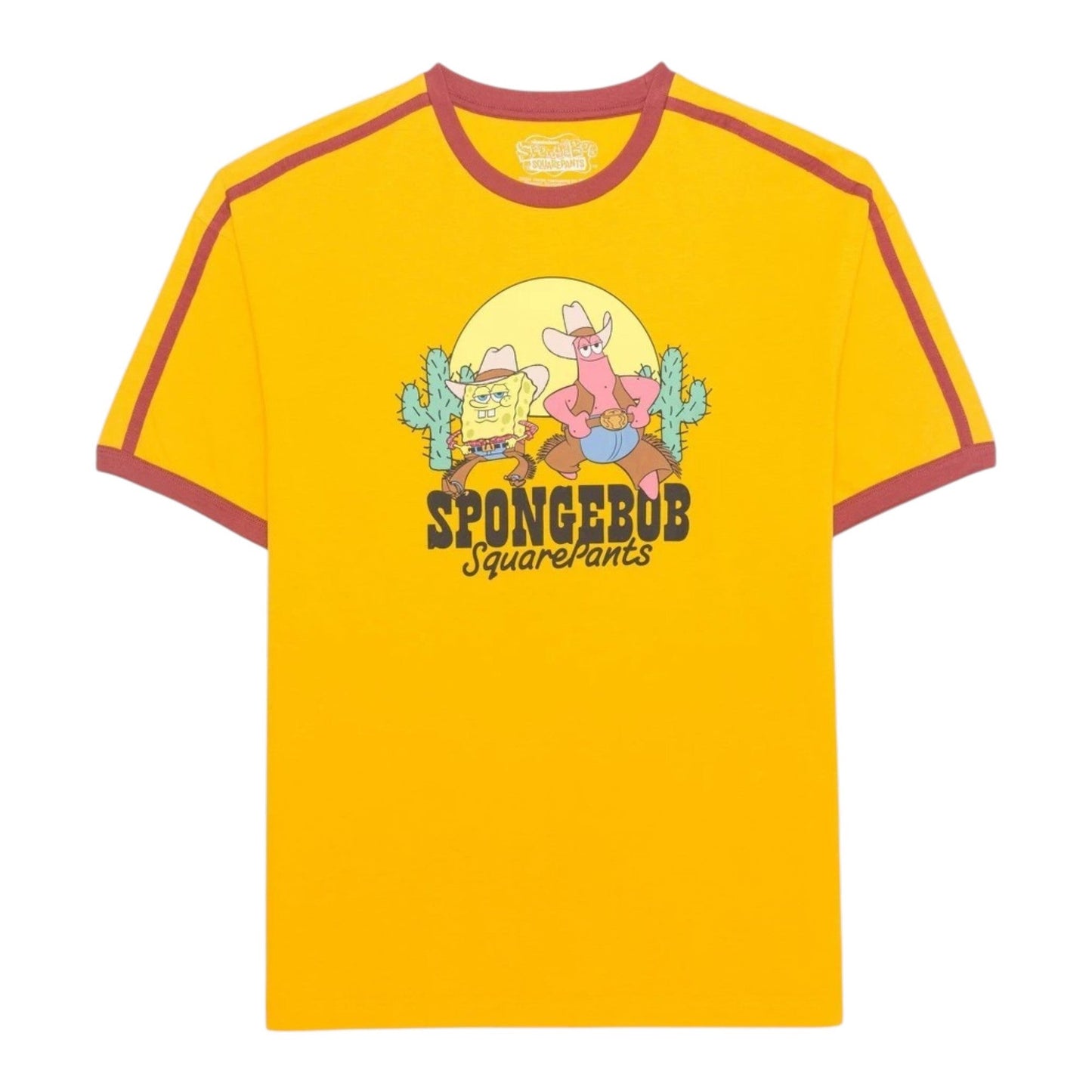 Men's Printed Top,Yellow