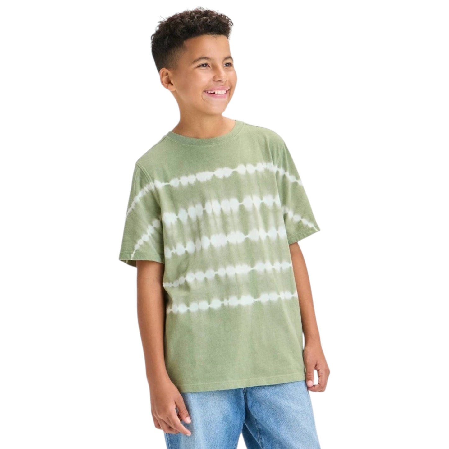 Kids Boy's Striped Top,Olive