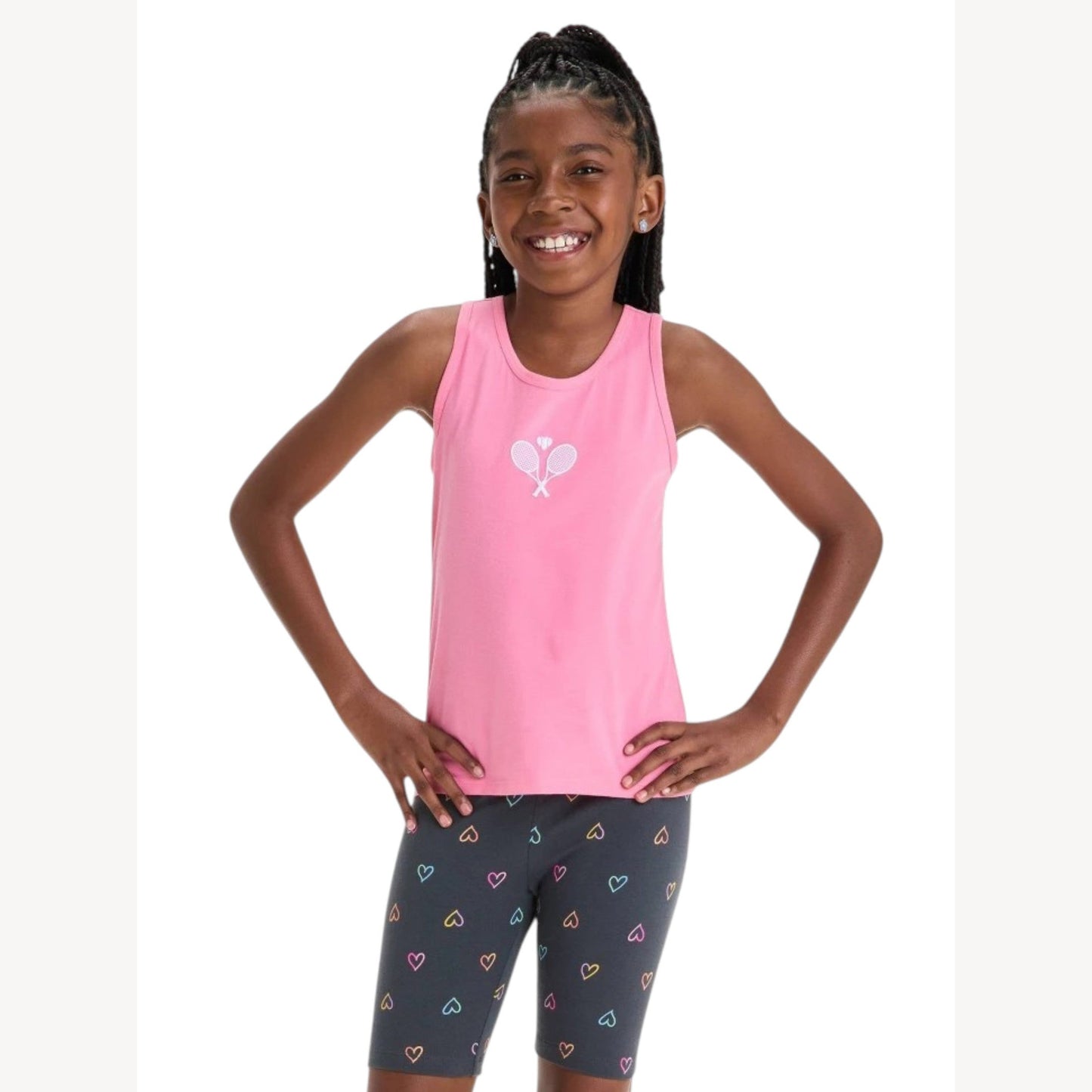 Kids Girl's Printed Top,Pink