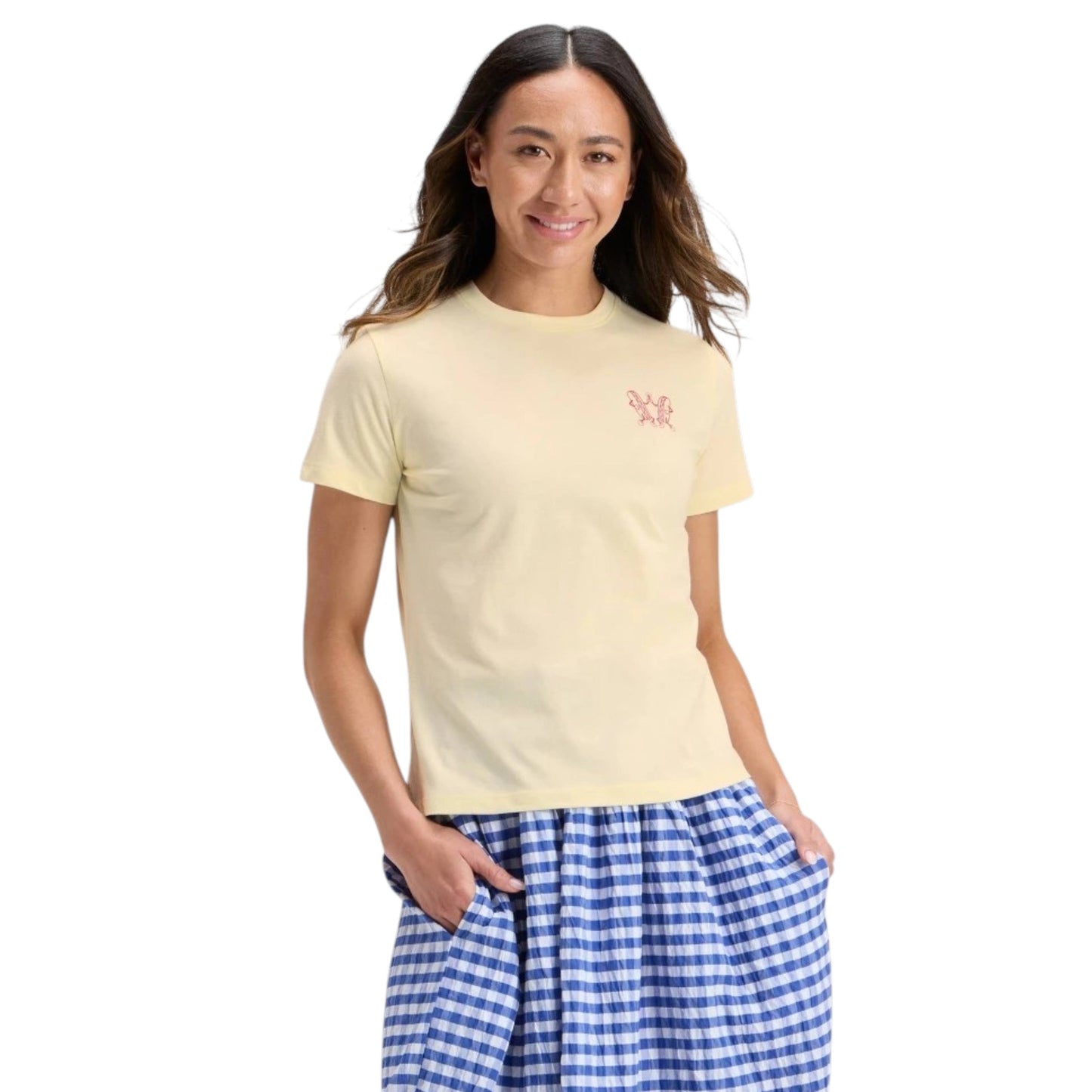 Women's Printed Back Top,Light Beige