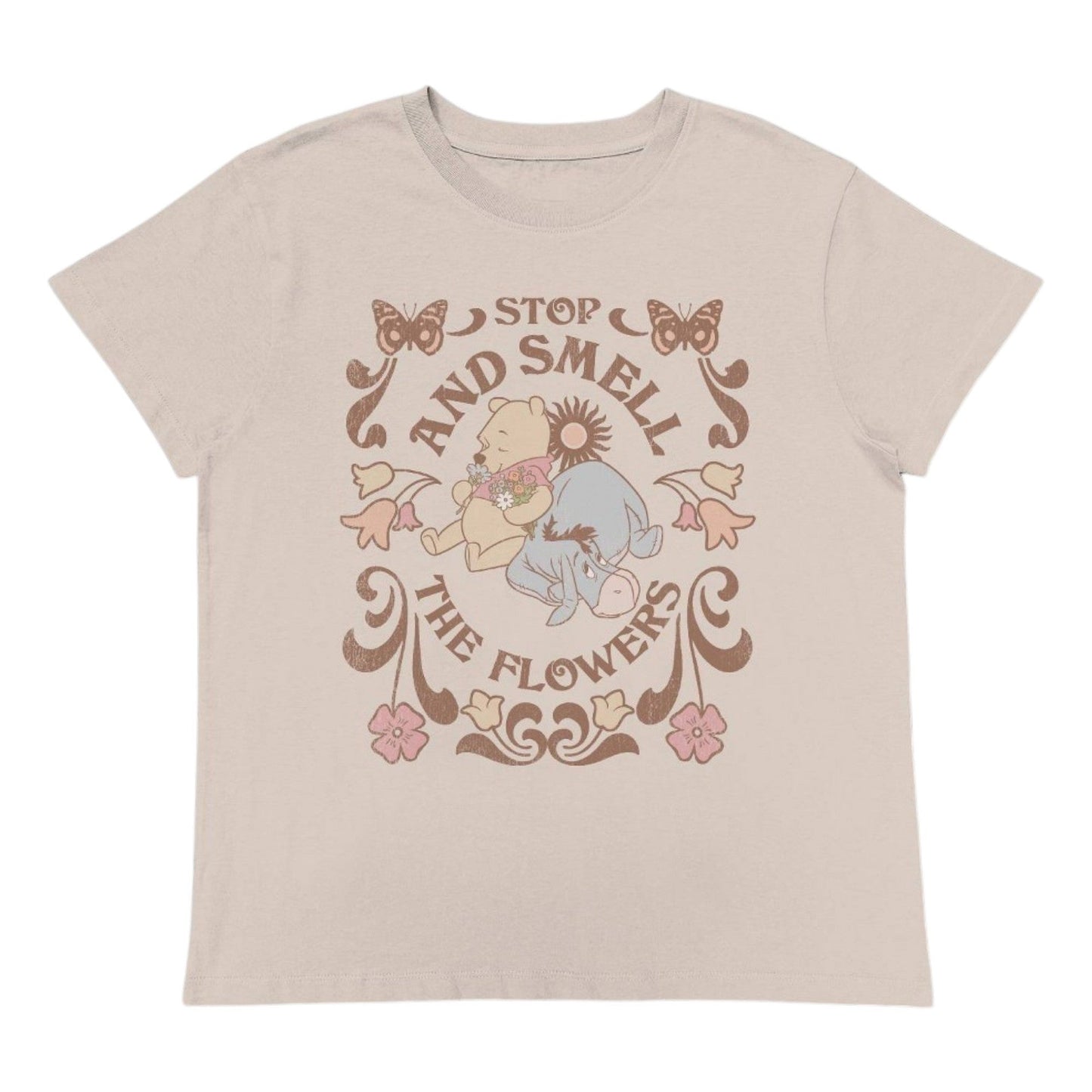 Women's Printed Top,Beige