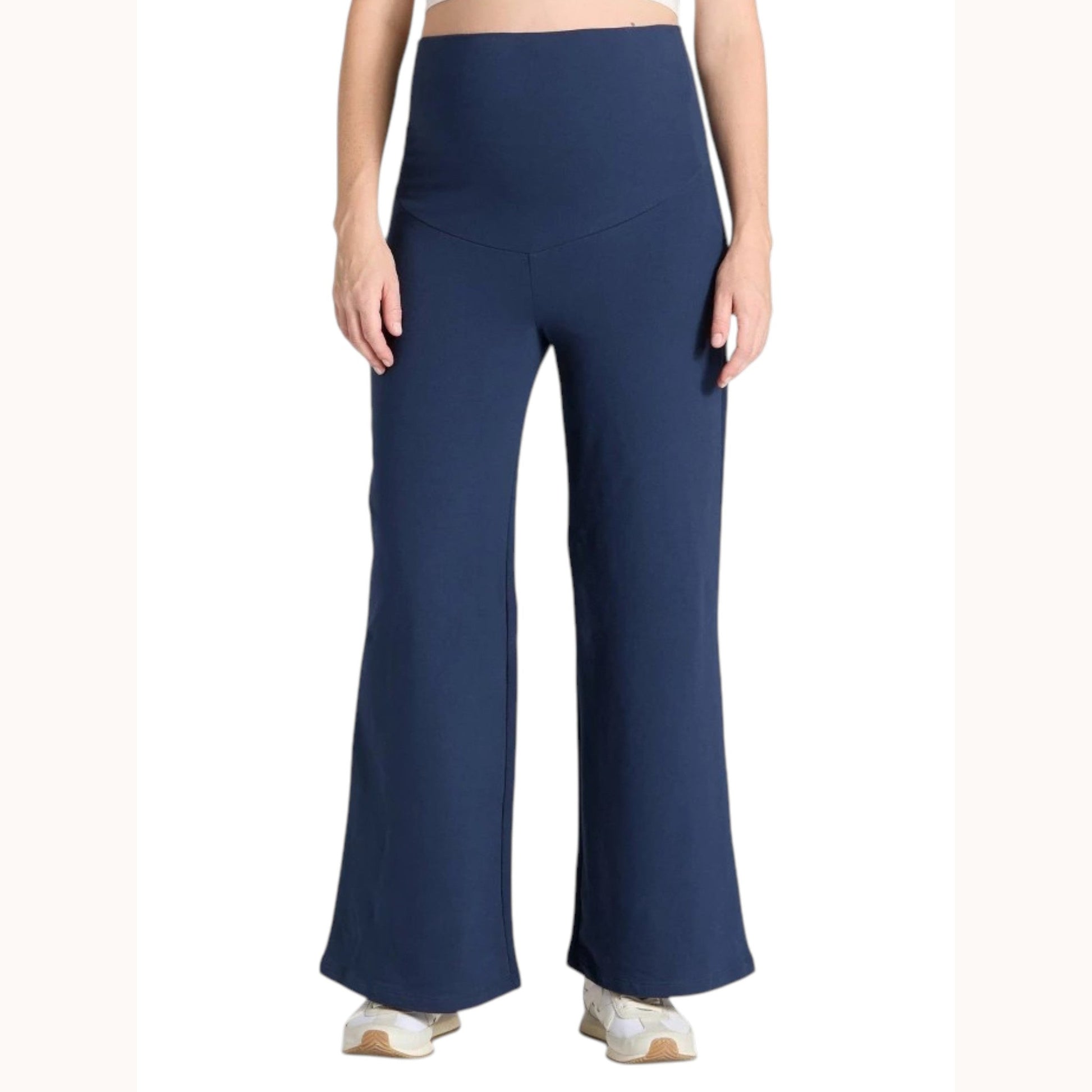 Women's Plain MaternityPant,Navy
