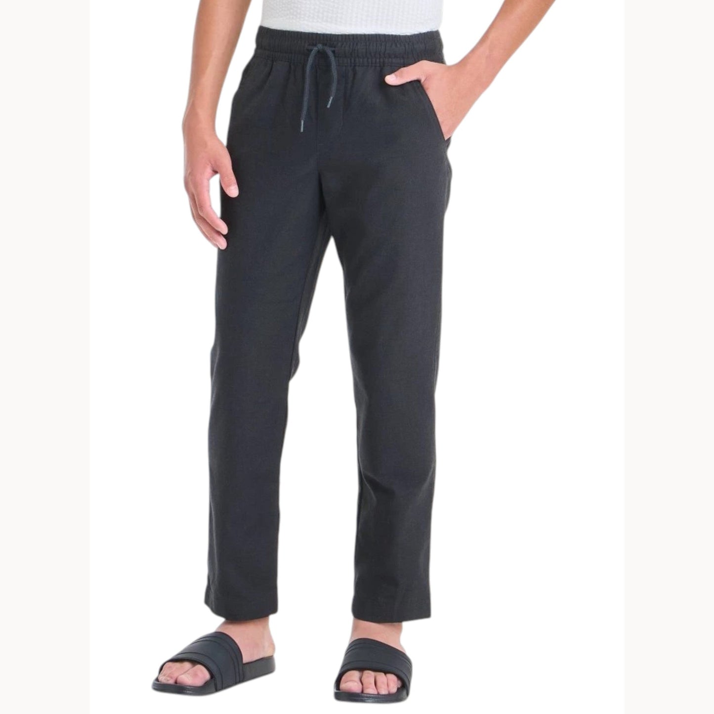 Kids Boy's Plain Pant,Black
