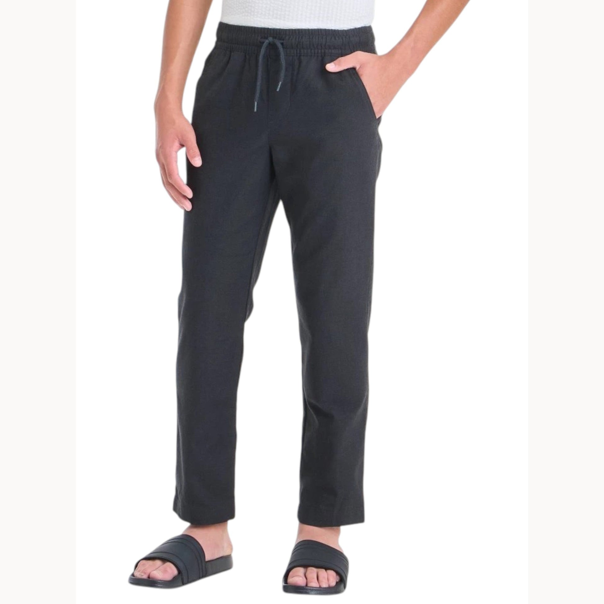 Kids Boy's Plain Pant,Black