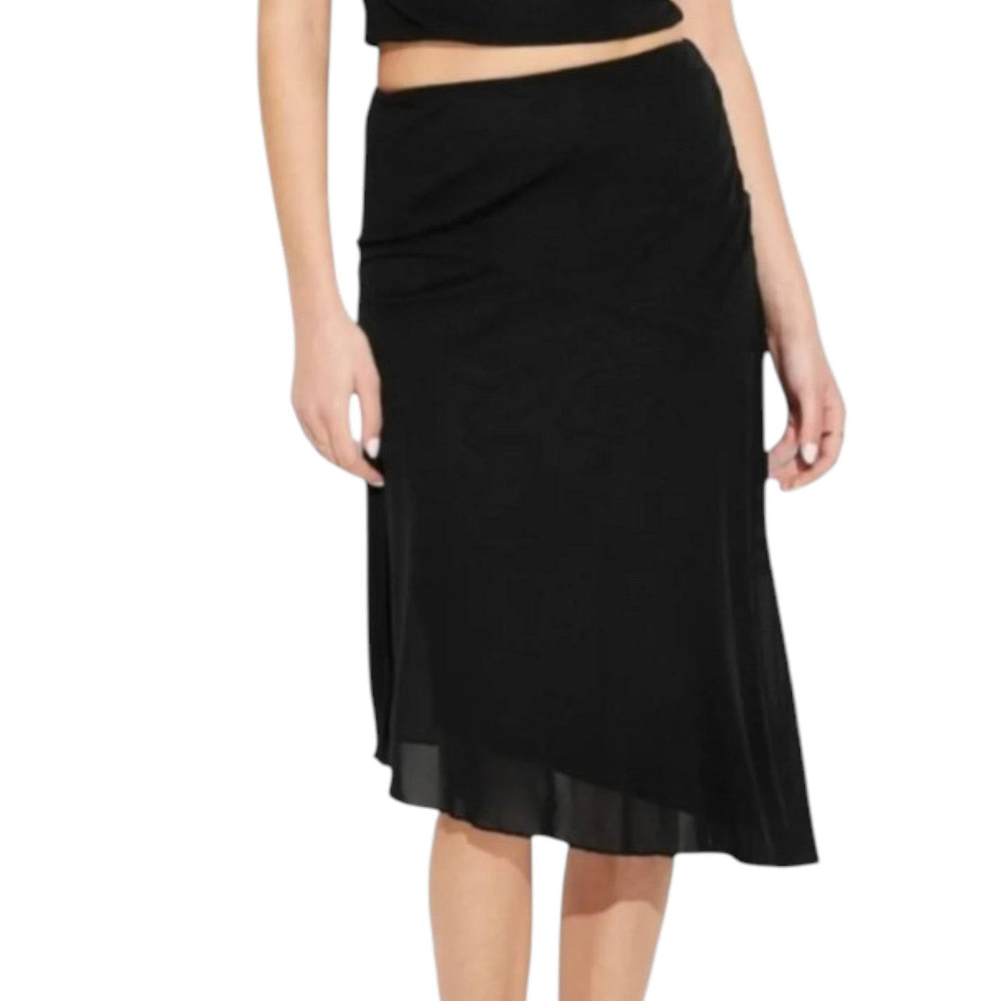 Women's Plain Skirt,Black