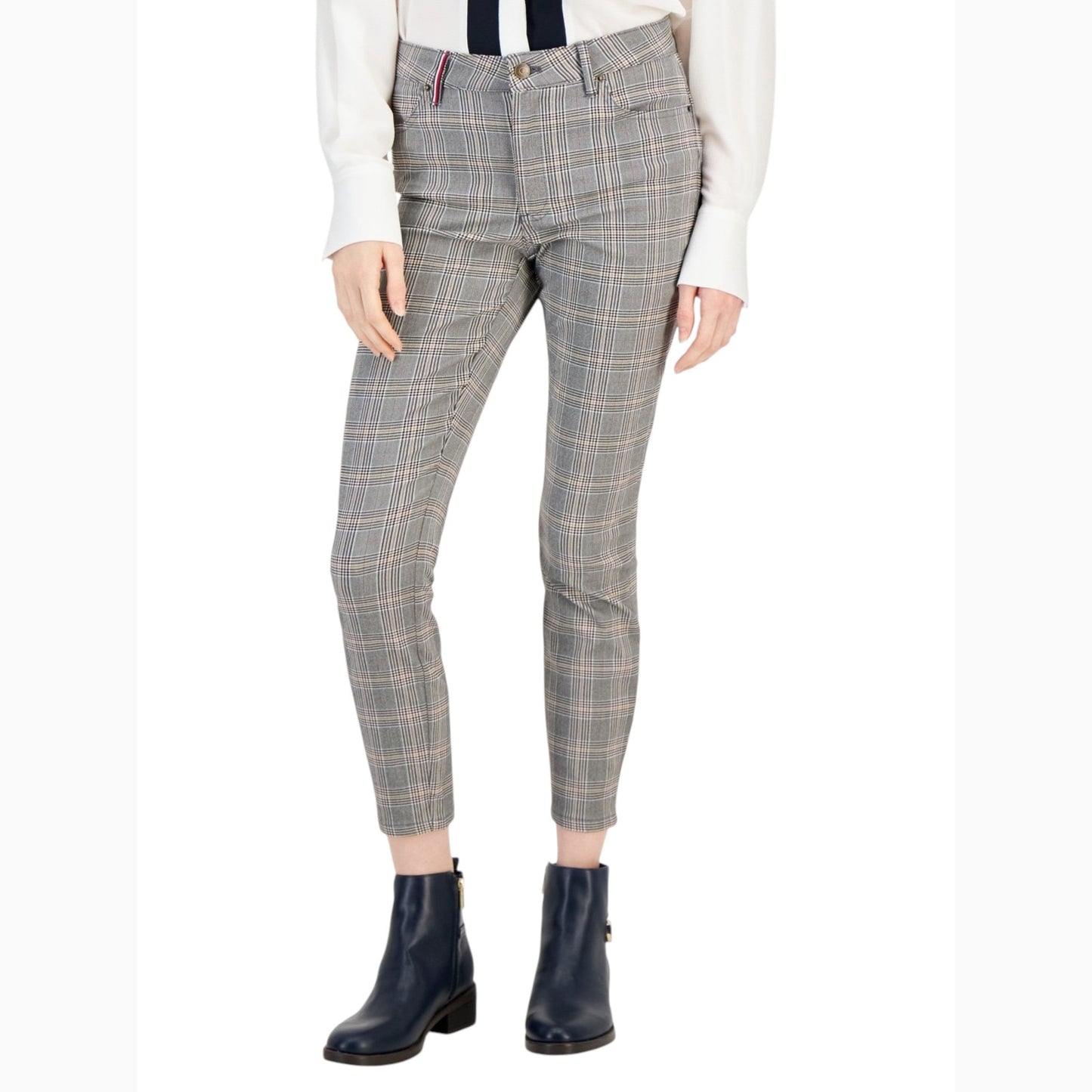 Women's Plaid Pant,Grey