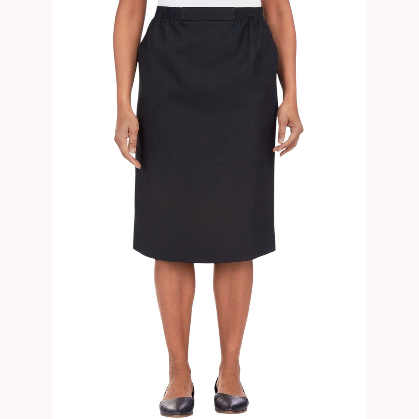 Women's Plain Skirt,Black
