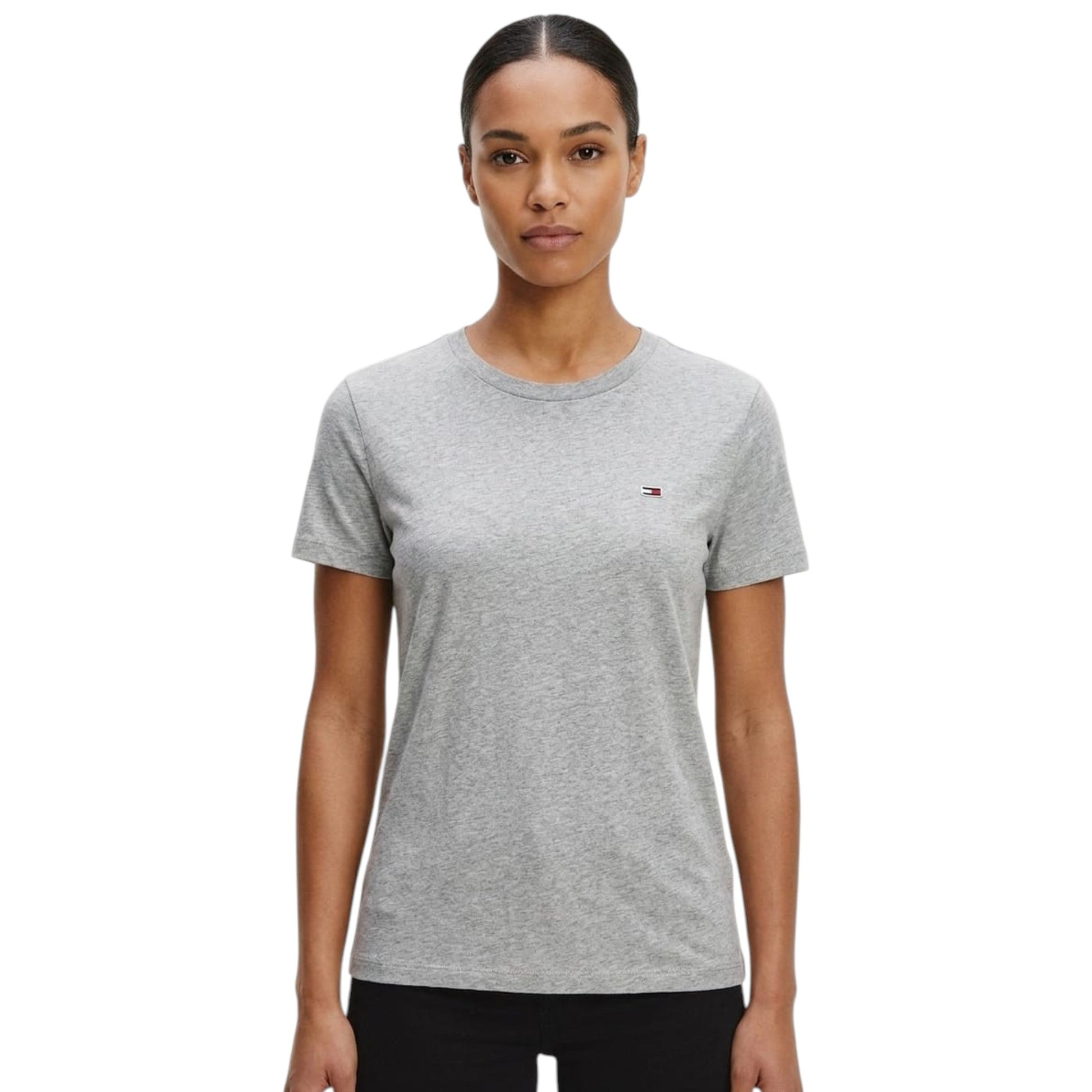 Women's Plain Solid Top,Grey