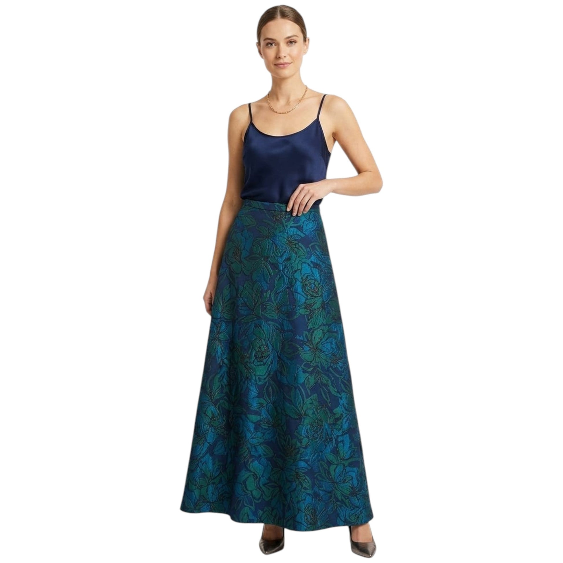 Women's Floral Printed Skirt,Multi