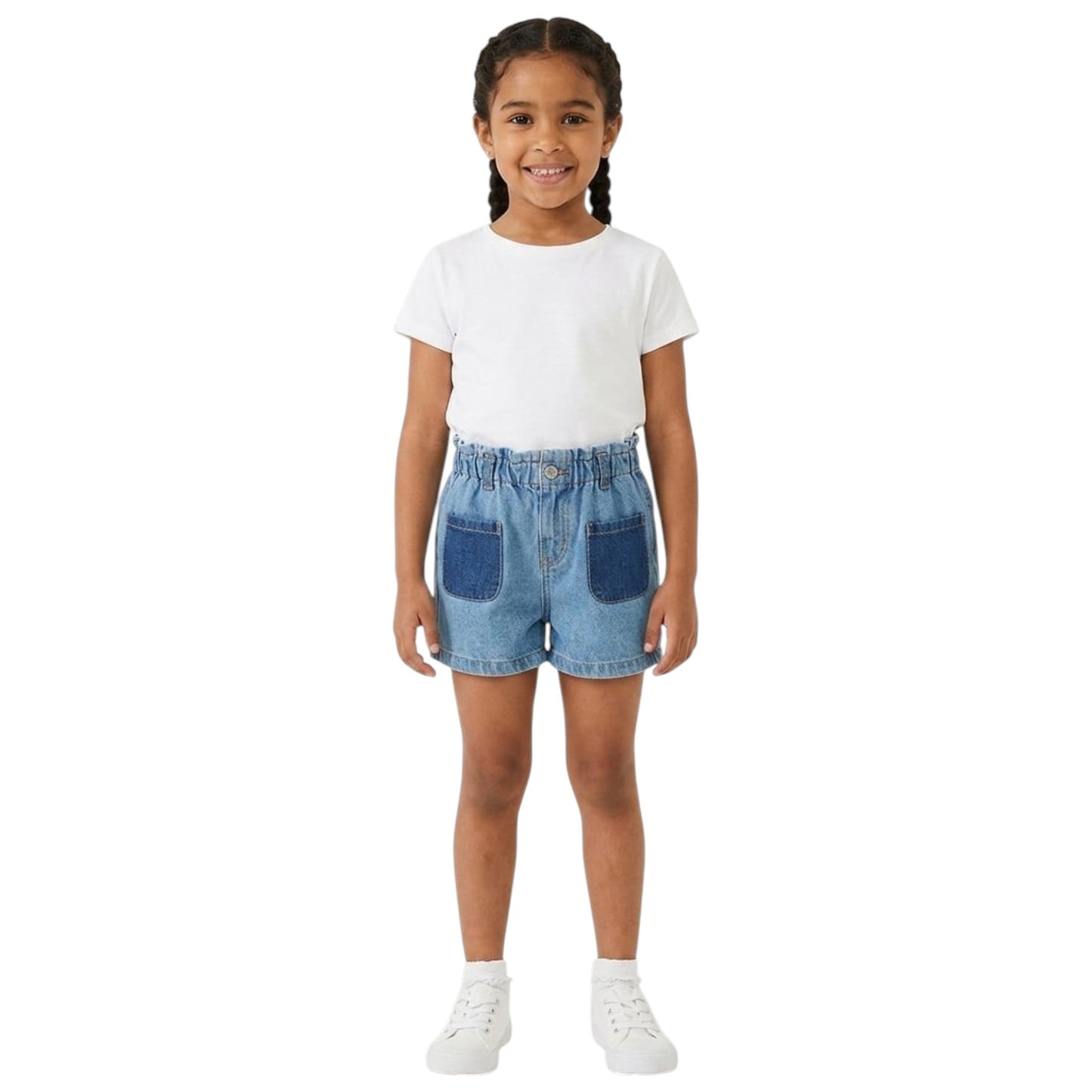 Kids Girl's Plain Solid,Light Blue