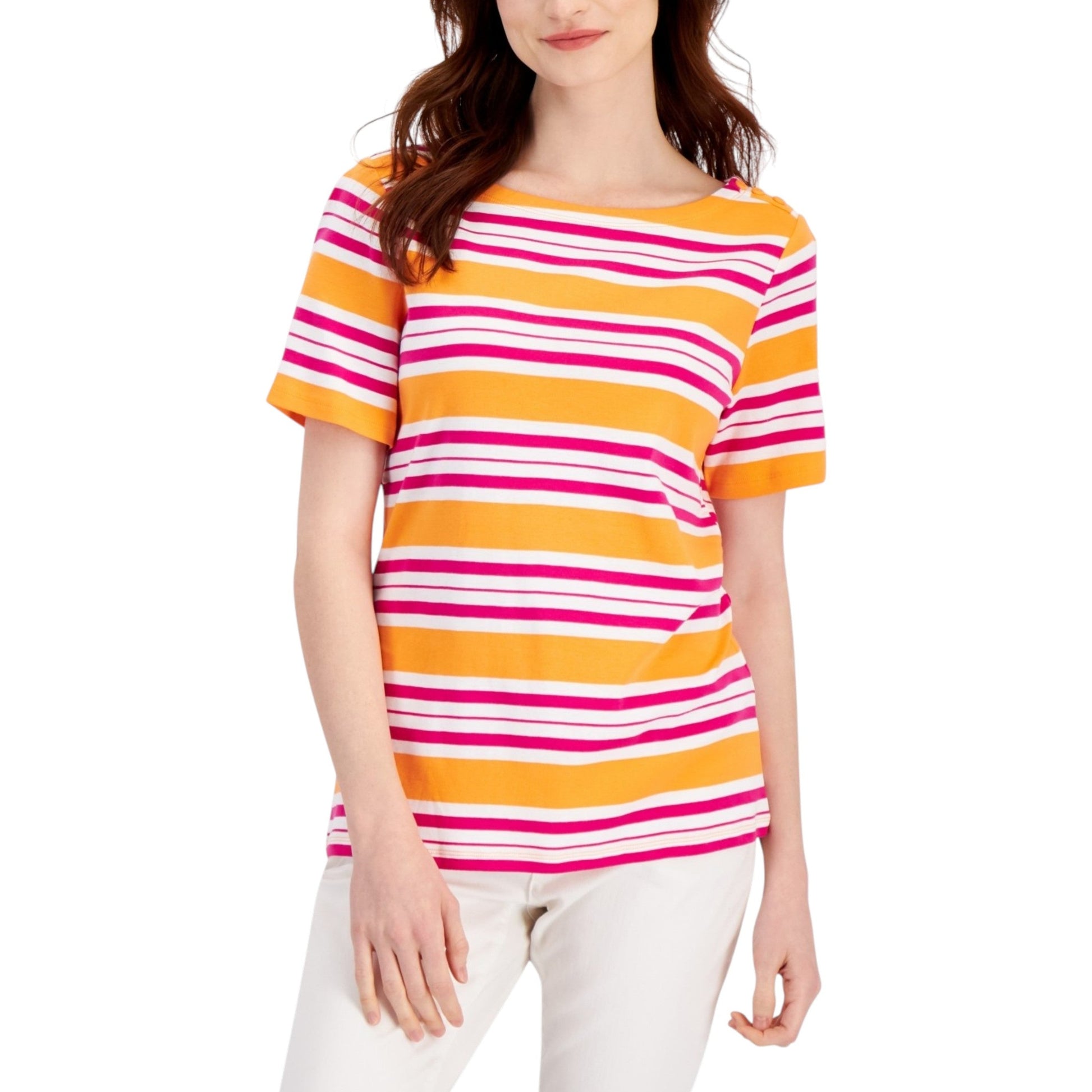 Women's Striped Top,Multi