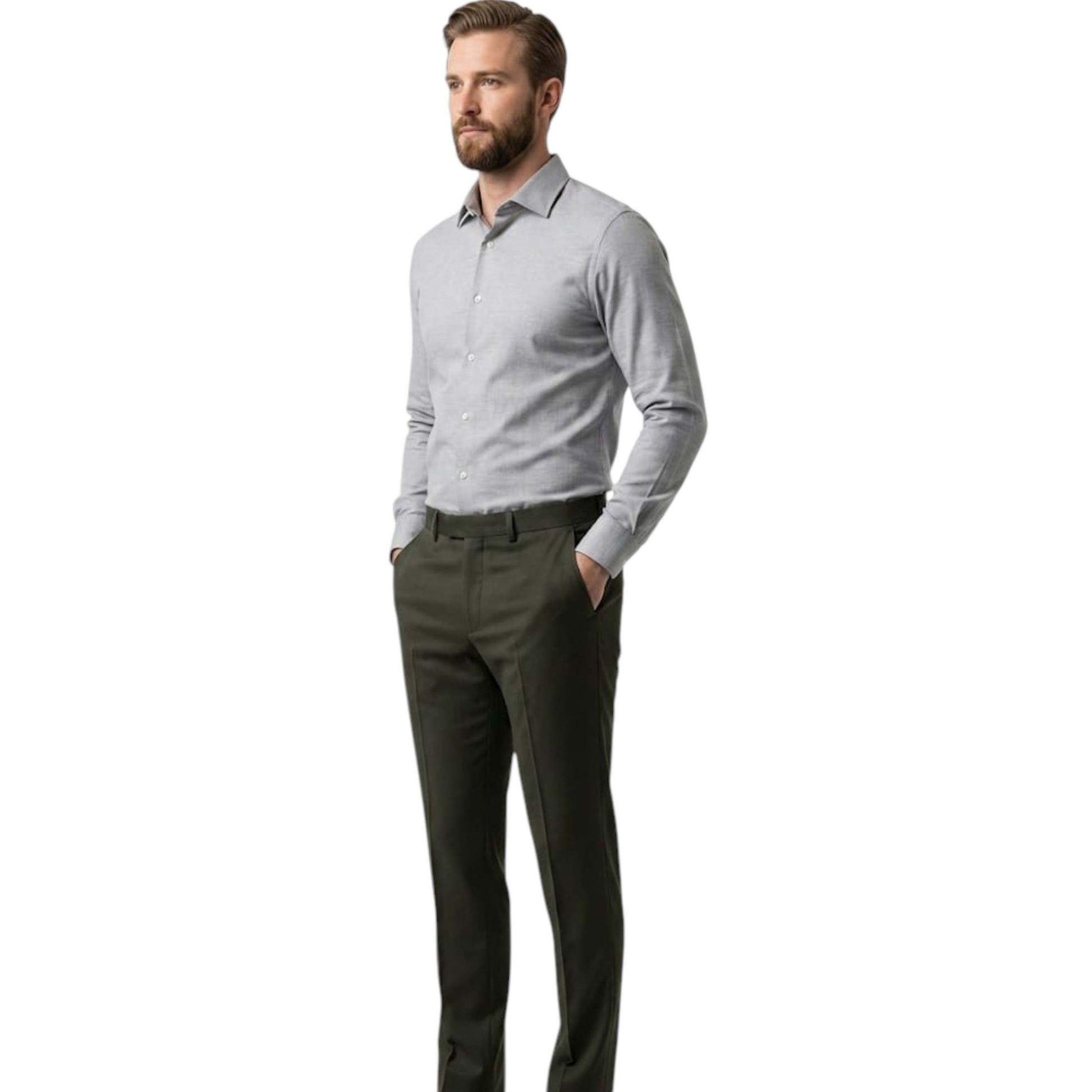 Men's Plain Pant,Olive