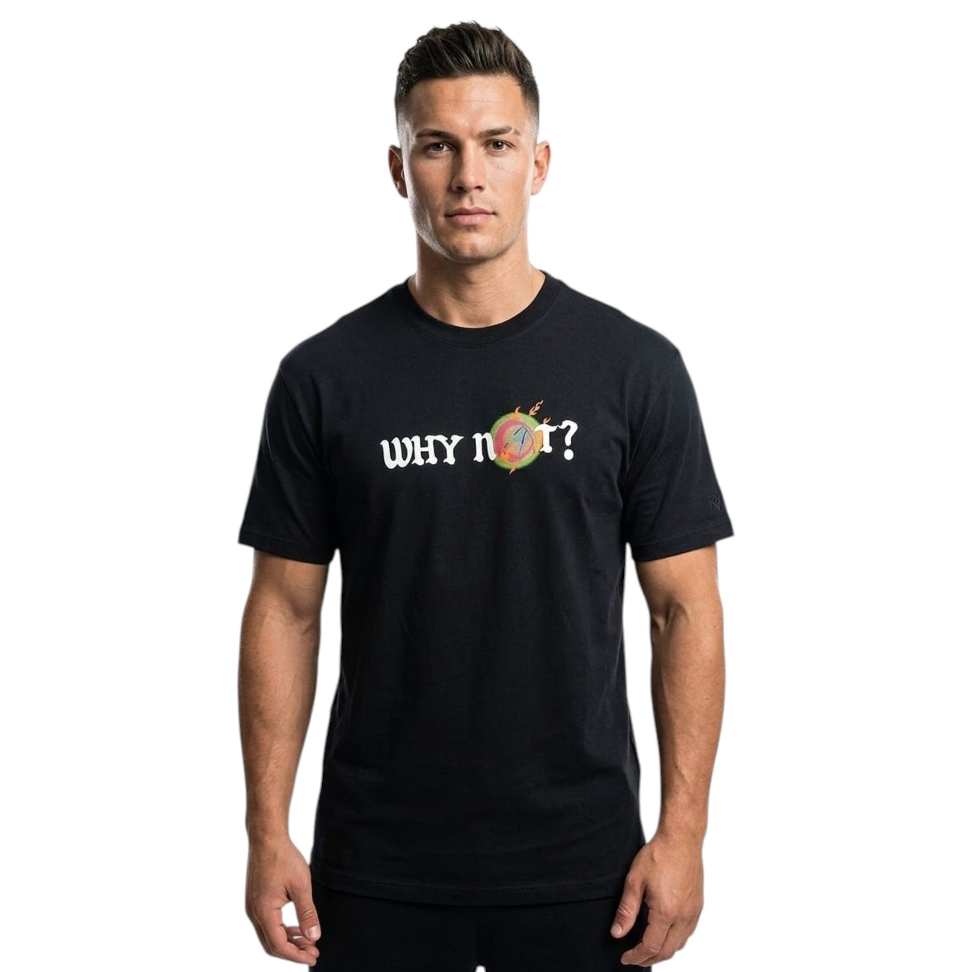 Men's Printed Top,Black