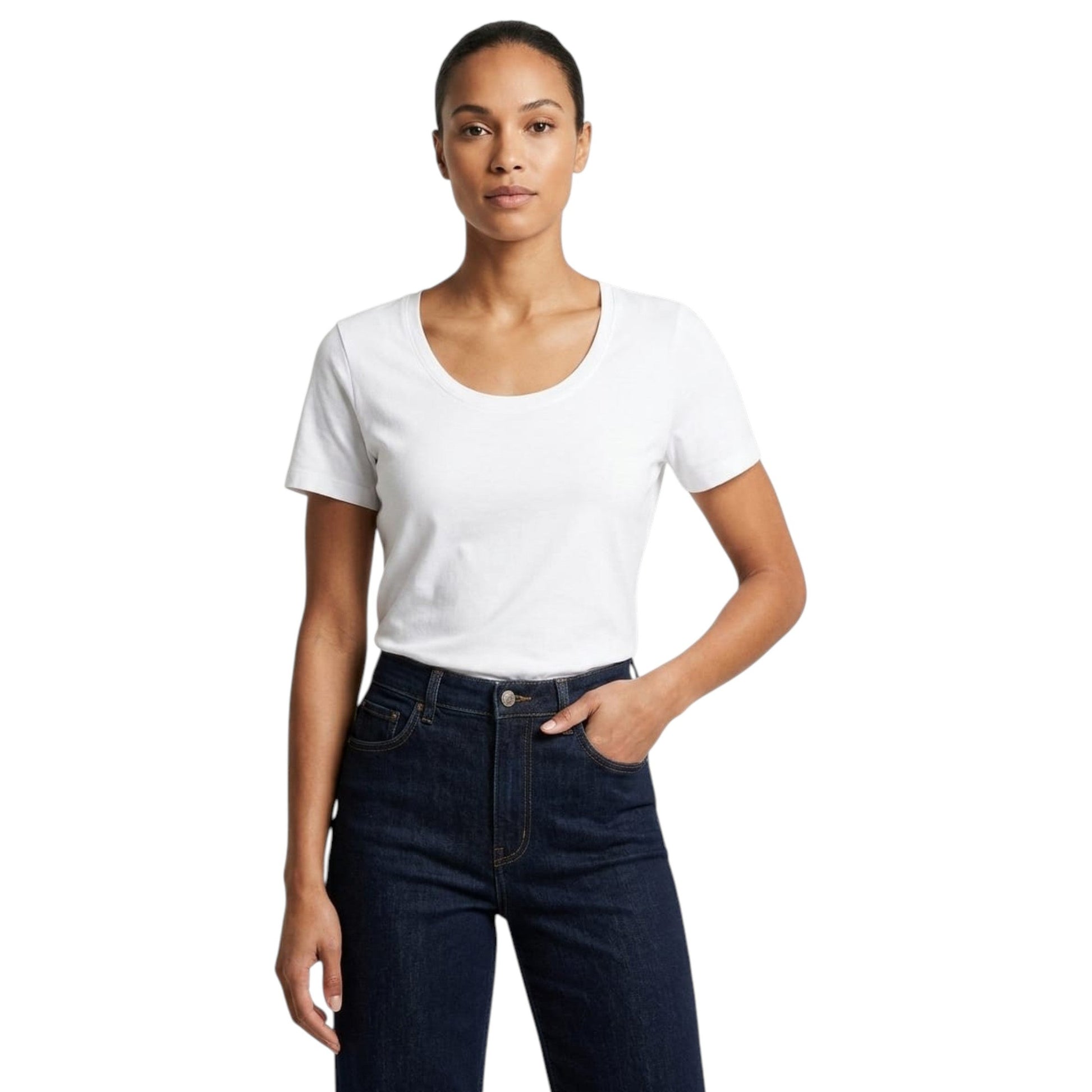 Women's Plain Top,White
