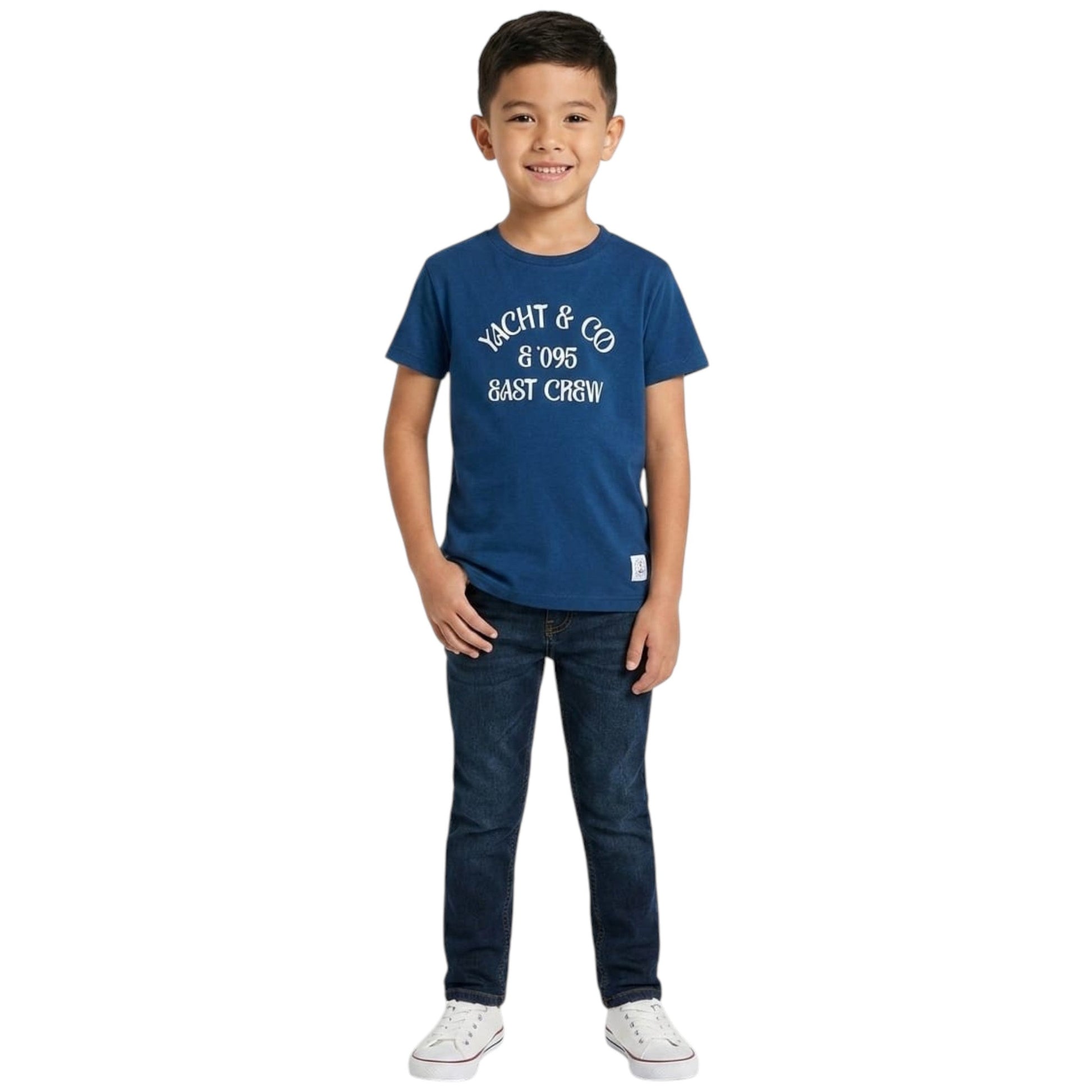 Kids Boy's Printed Top,Navy