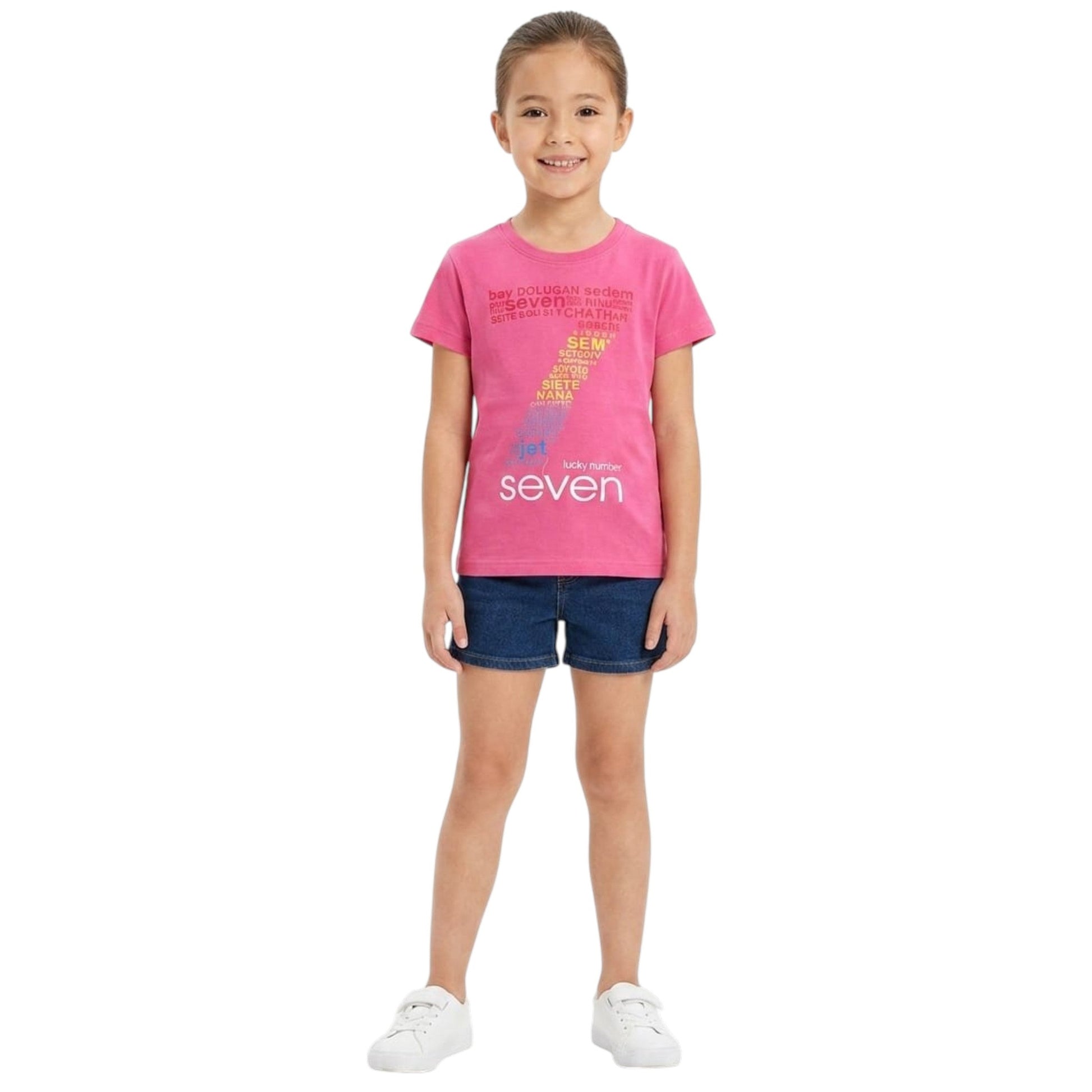 Kids Girl's Printed Top,Pink