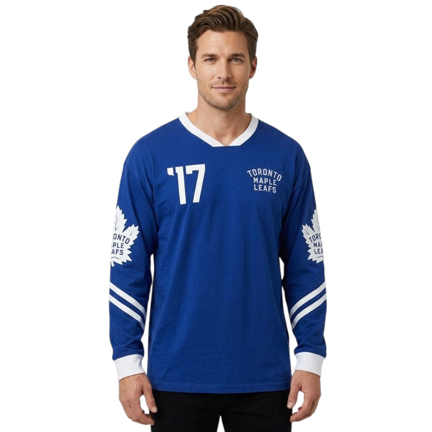 Men's Colorblocked Top,Navy