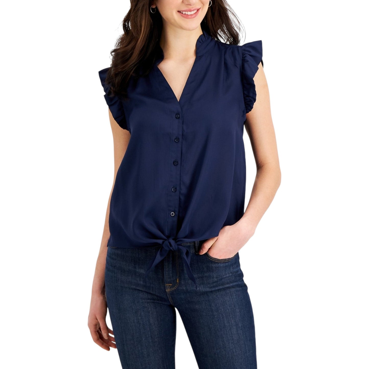 Women's Plain Top,Navy