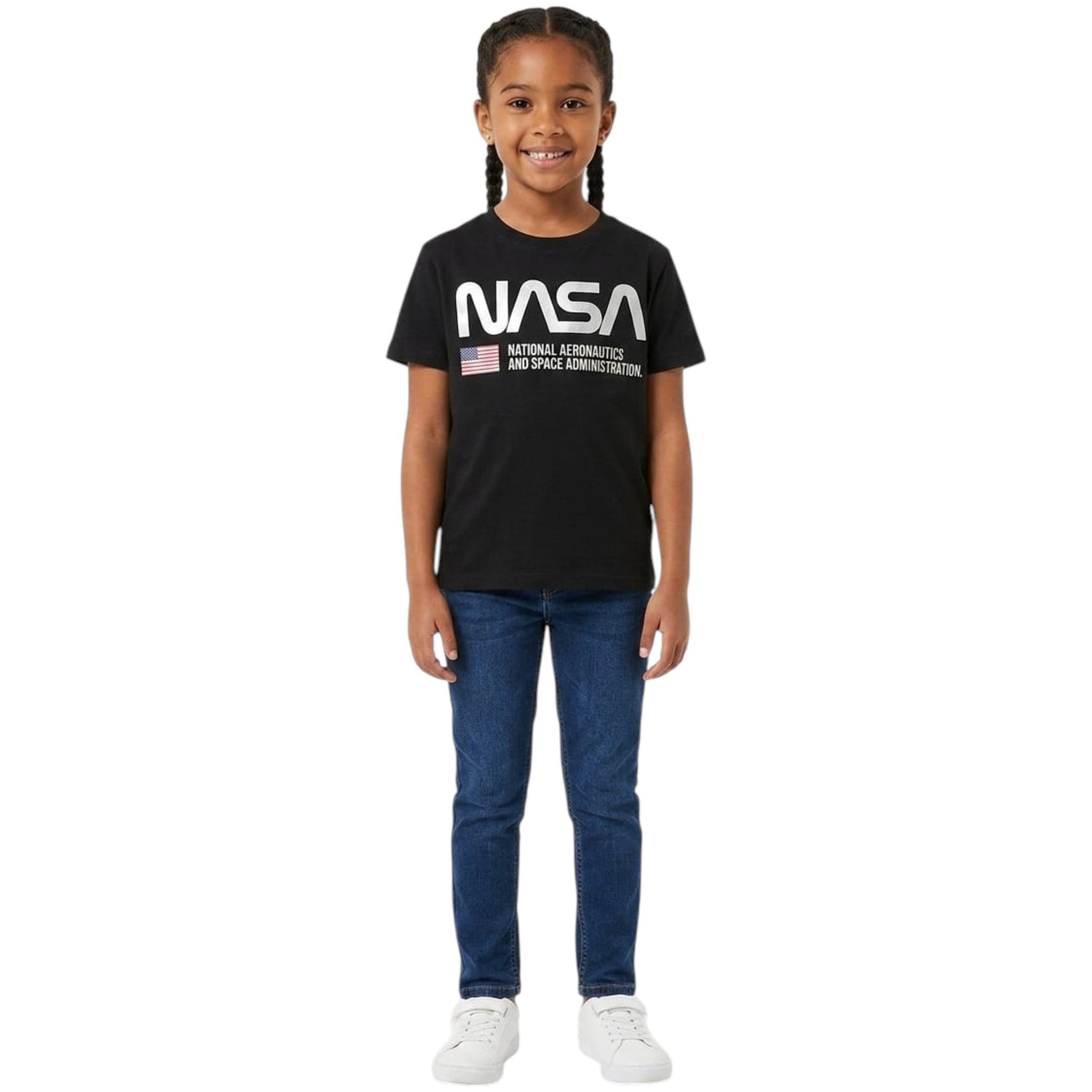 Kids Girl's Printed Top,Black