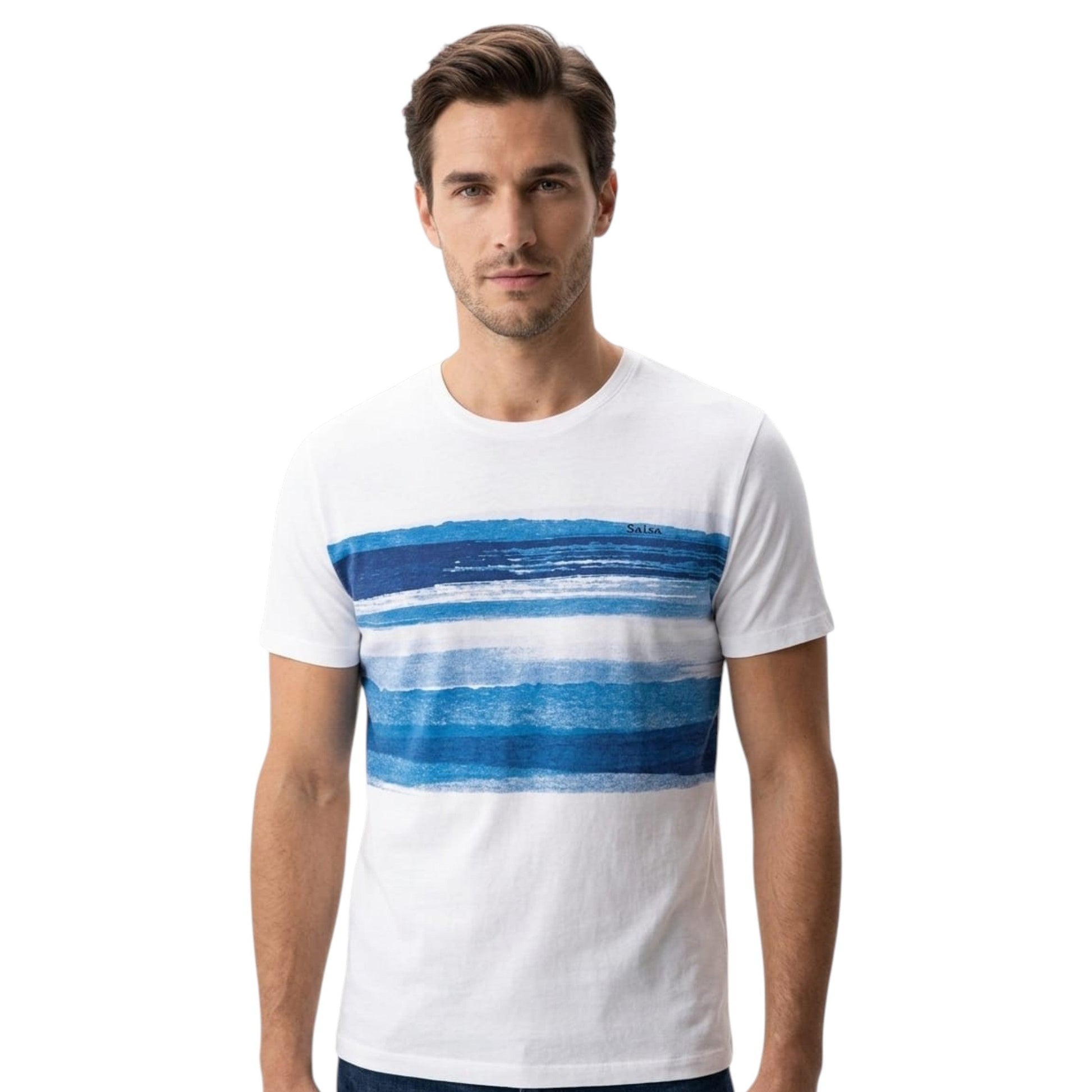 Men's Printed Top,White