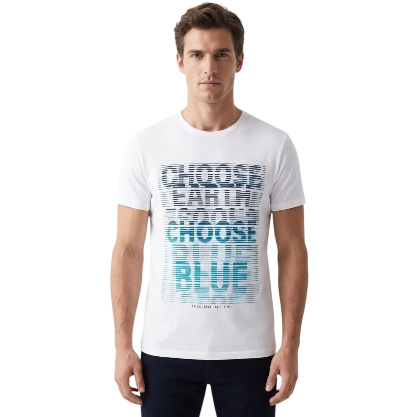Men's Printed Top,White