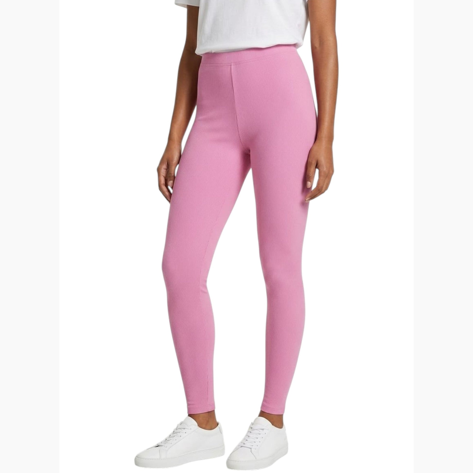 Women's Ribbed Legging,Pink
