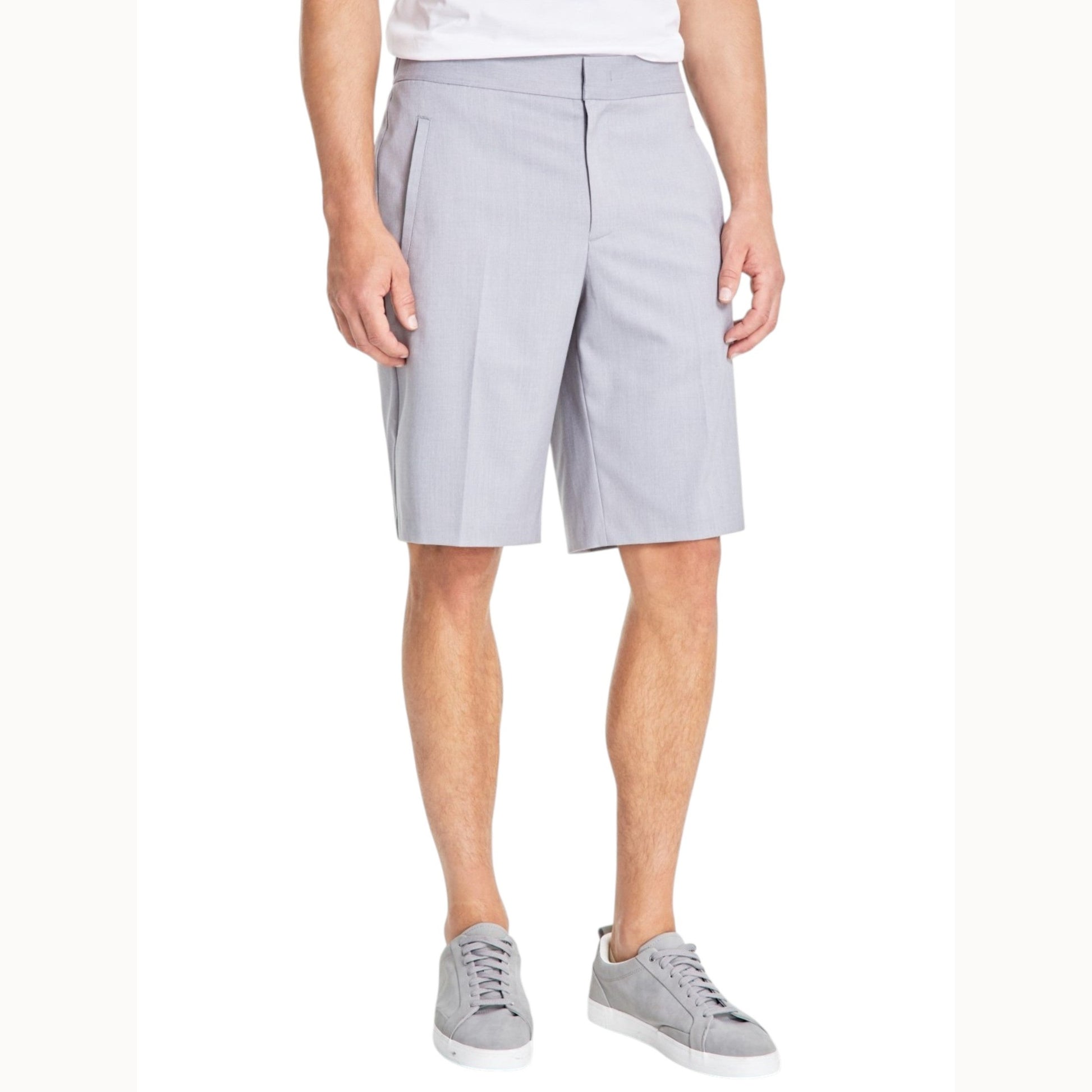 Men's Plain Solid Short,Grey