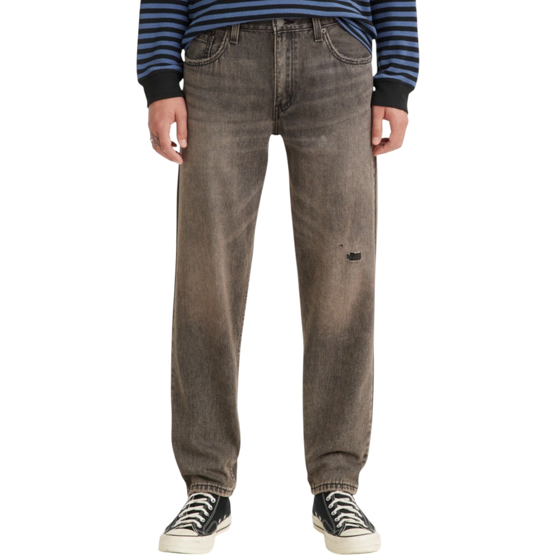 Men's Ripped Jeans,Dark Grey