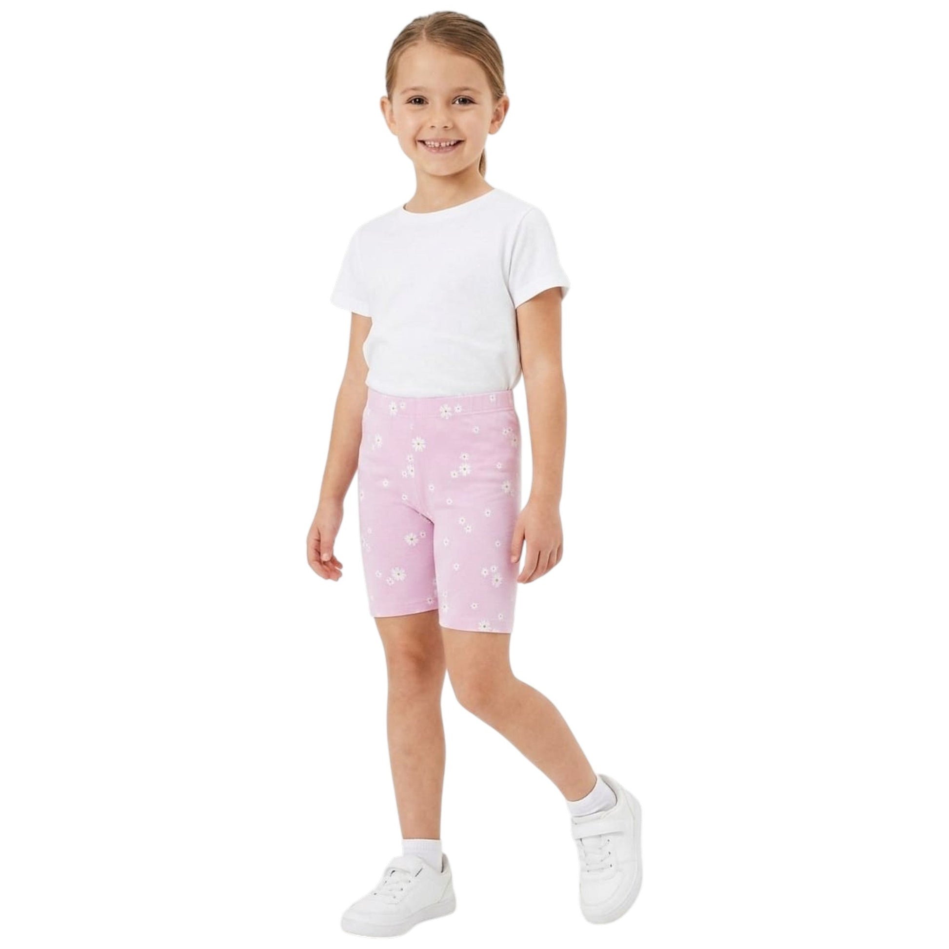 Kids Girl's Floral Printed Short,Pink