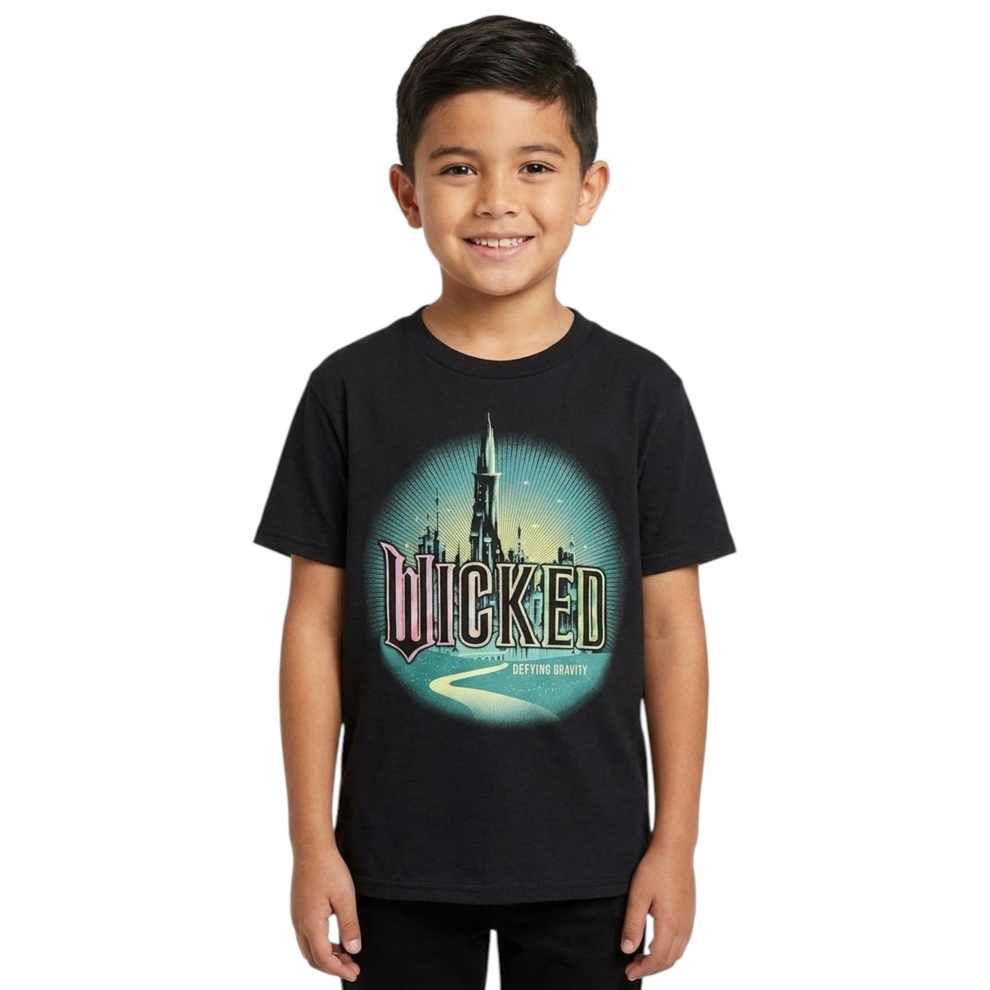 Kids Boy's Printed Top,Black