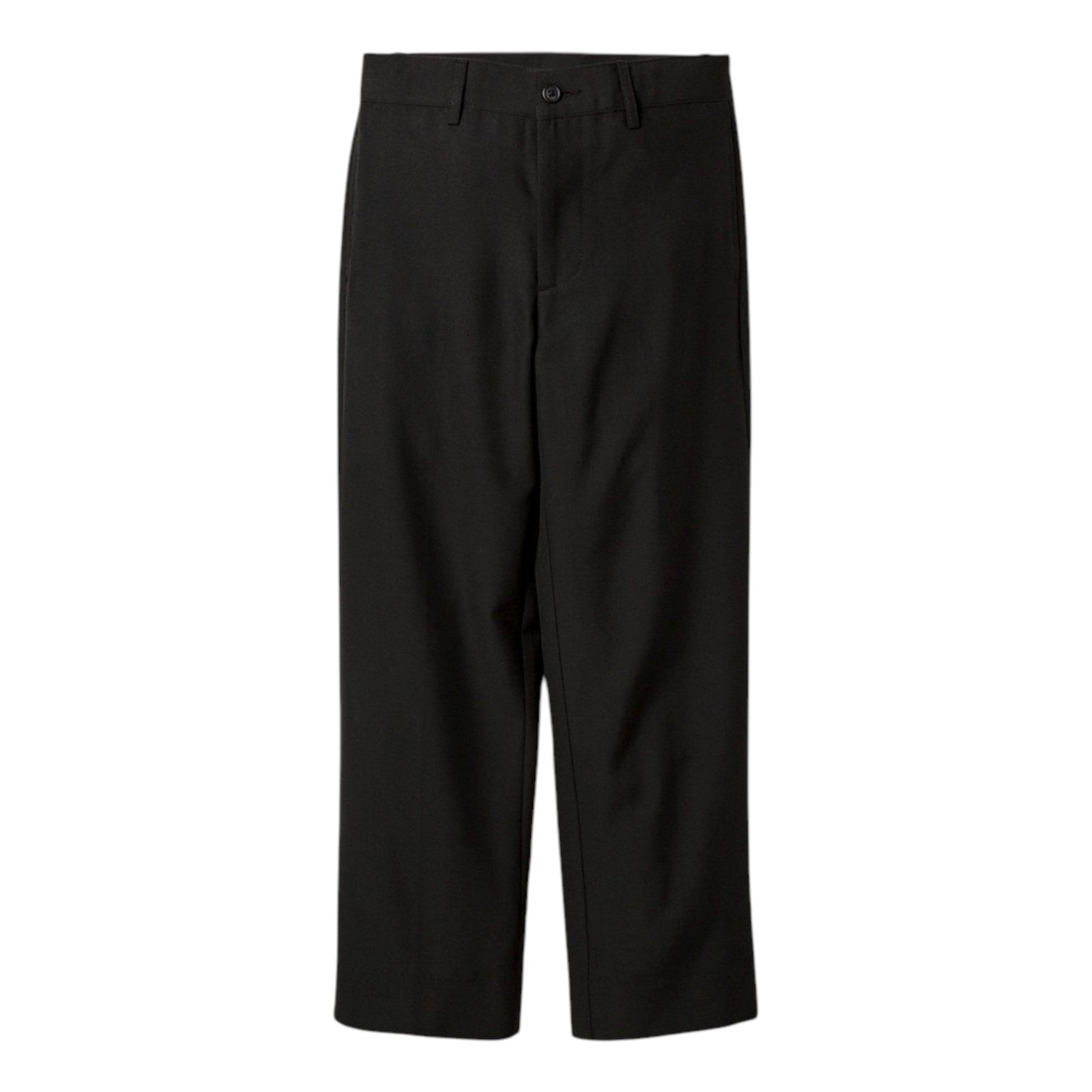 Kids Boy's Plain Solid Pant,Black