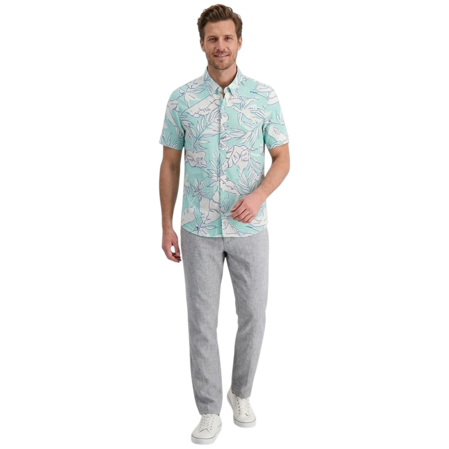 Men's Printed Dress Shirt,Multi