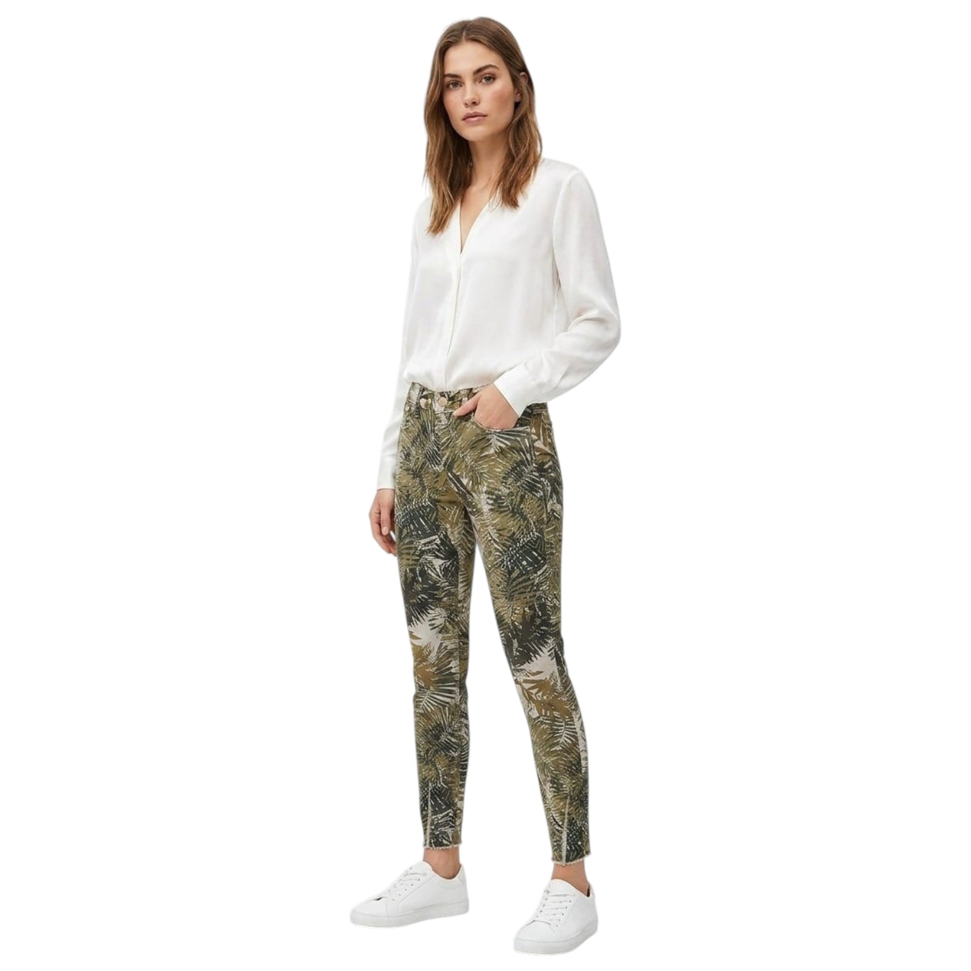 Women's Printed Pant,Olive