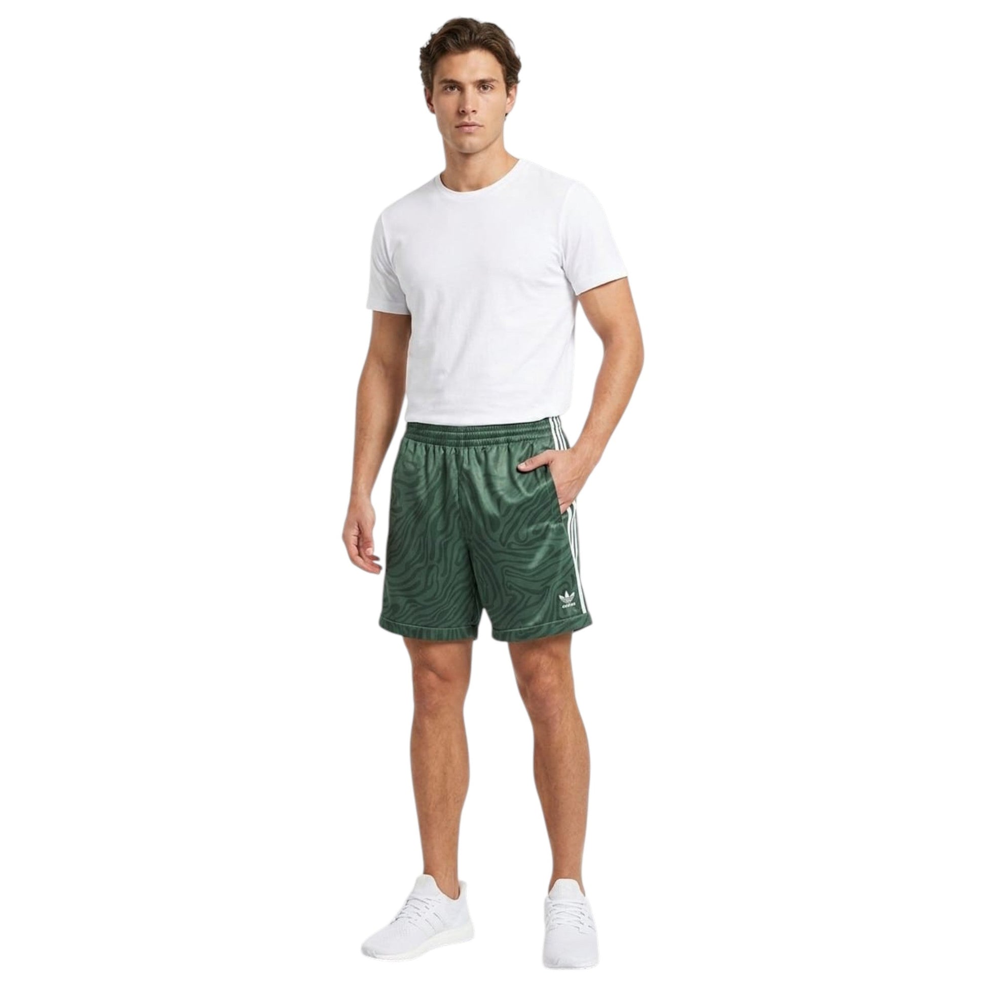 Men's Colorblocked Sport Short,Olive