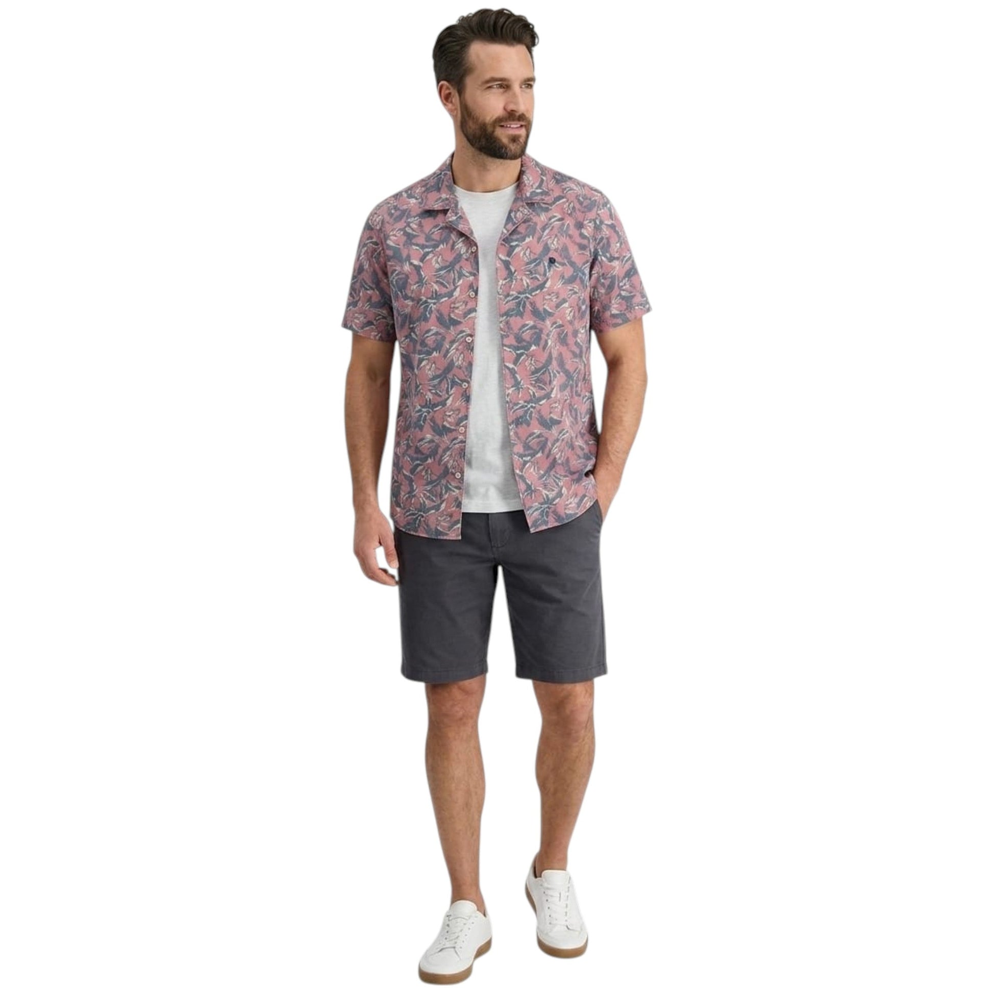 Men's Printed Dress Shirt,Multi