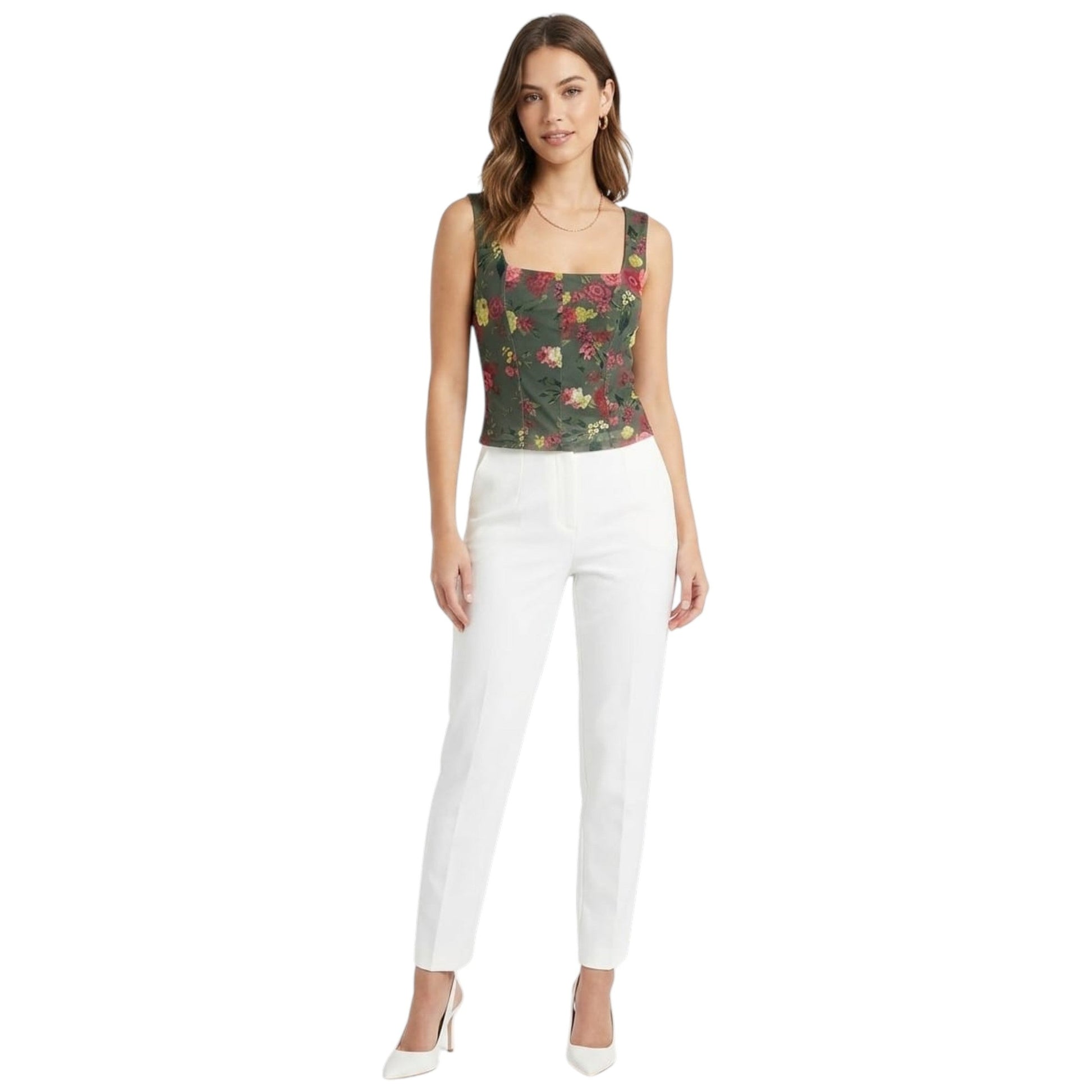 Women's Floral Printed Top,Multi