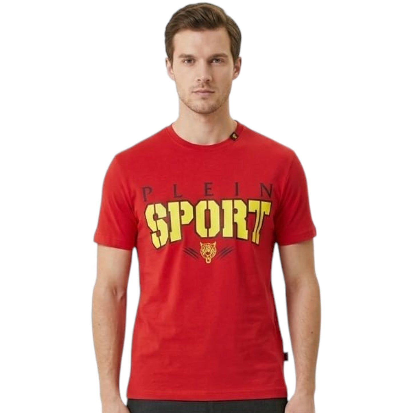 Men's Brand Logo Printed Top,Red