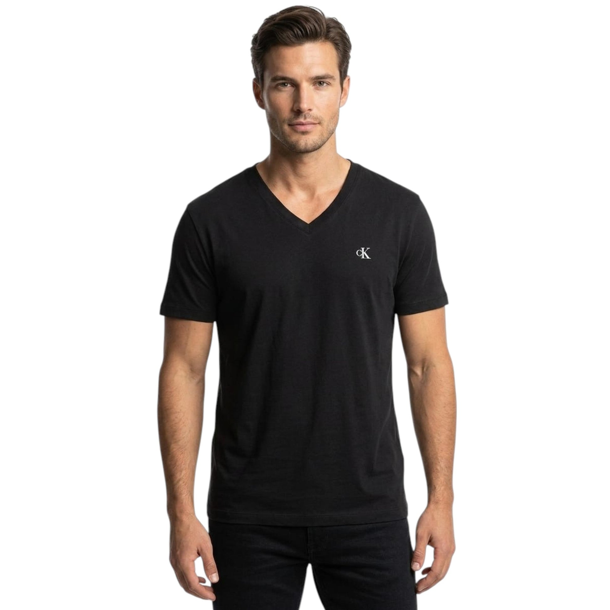 Men's Brand Logo Printed Top,Black