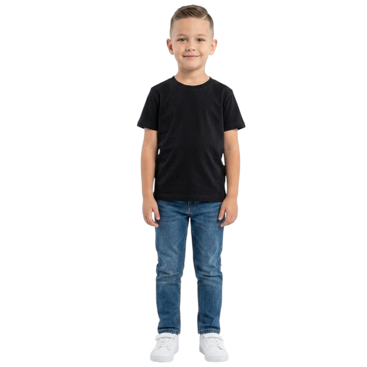 Kids Boy's Plain Top,Black