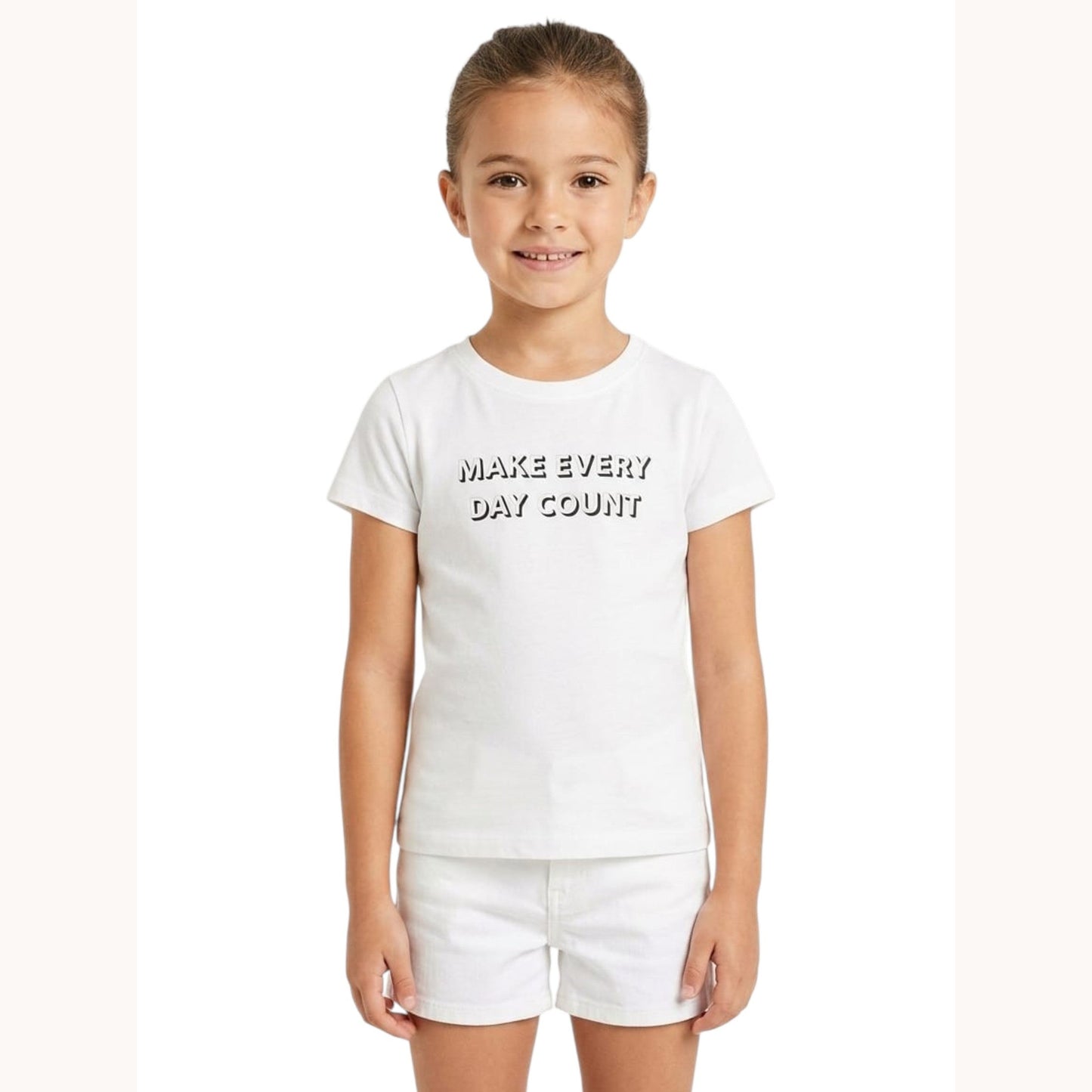 Kids Girl's Printed Top,White