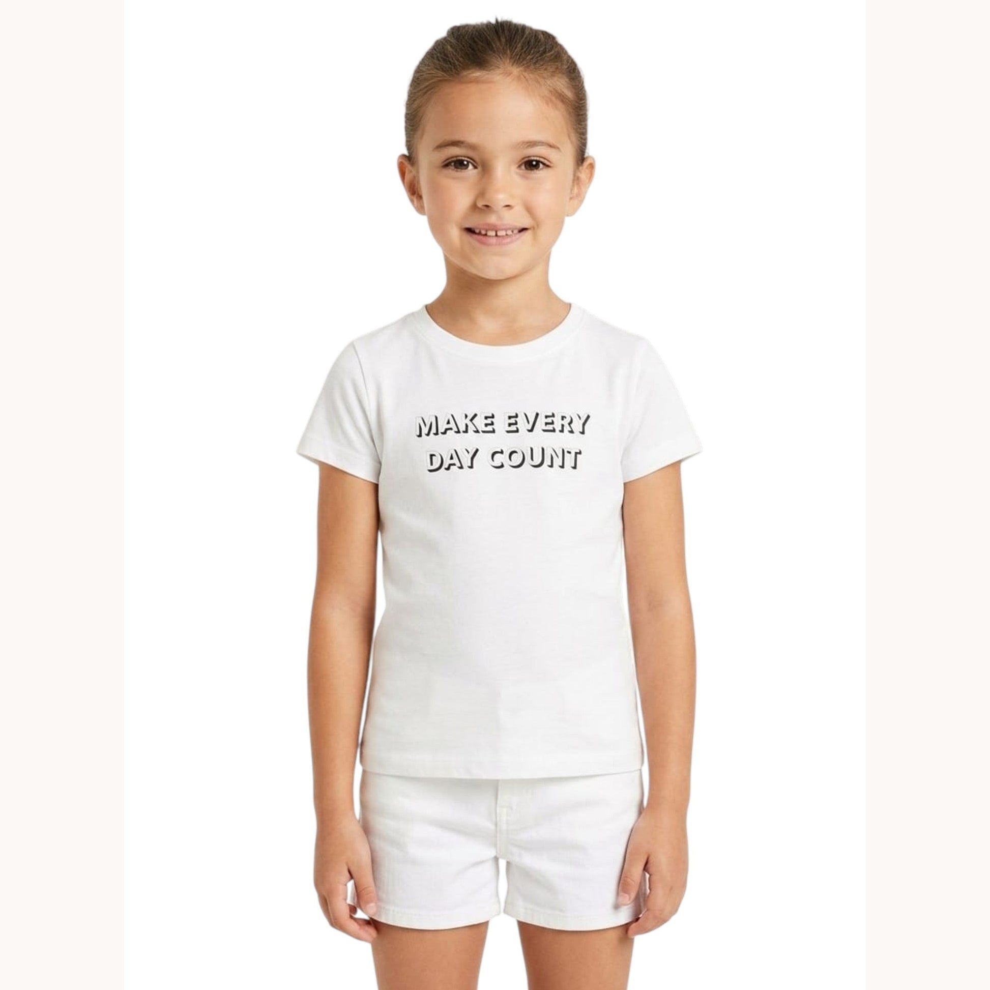 Kids Girl's Printed Top,White